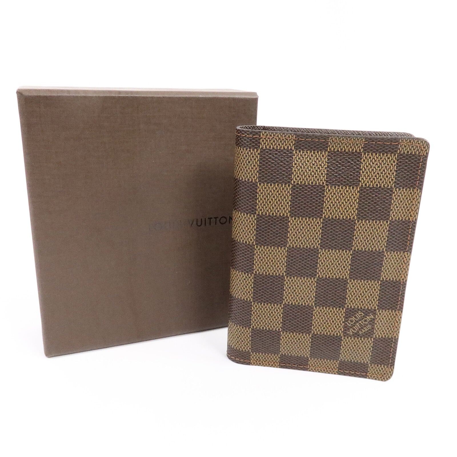 LOUIS VUITTON Damier Ebene Pass Case護照套