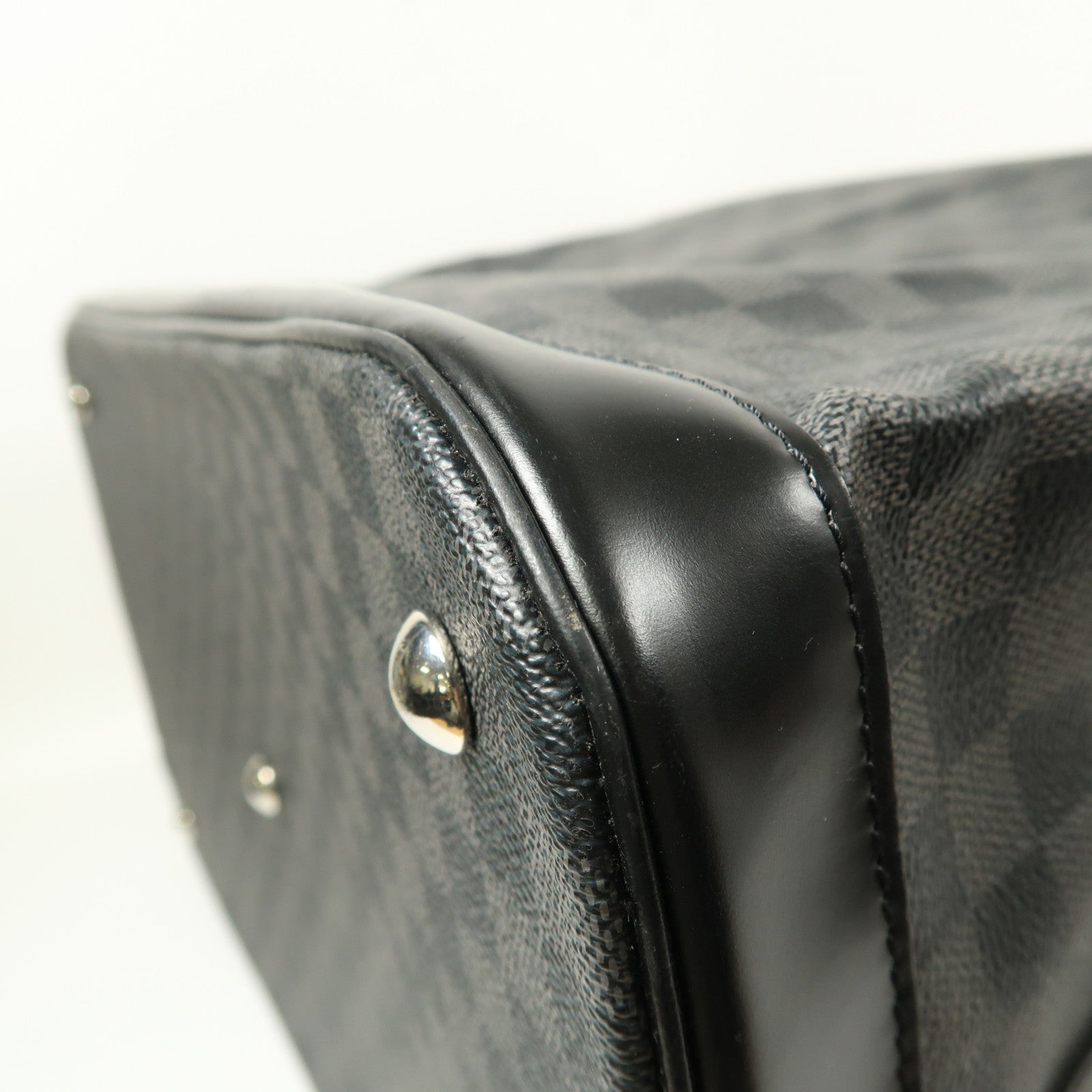 LOUIS VUITTON Damier Graphite Grimaud銀扣行李箱