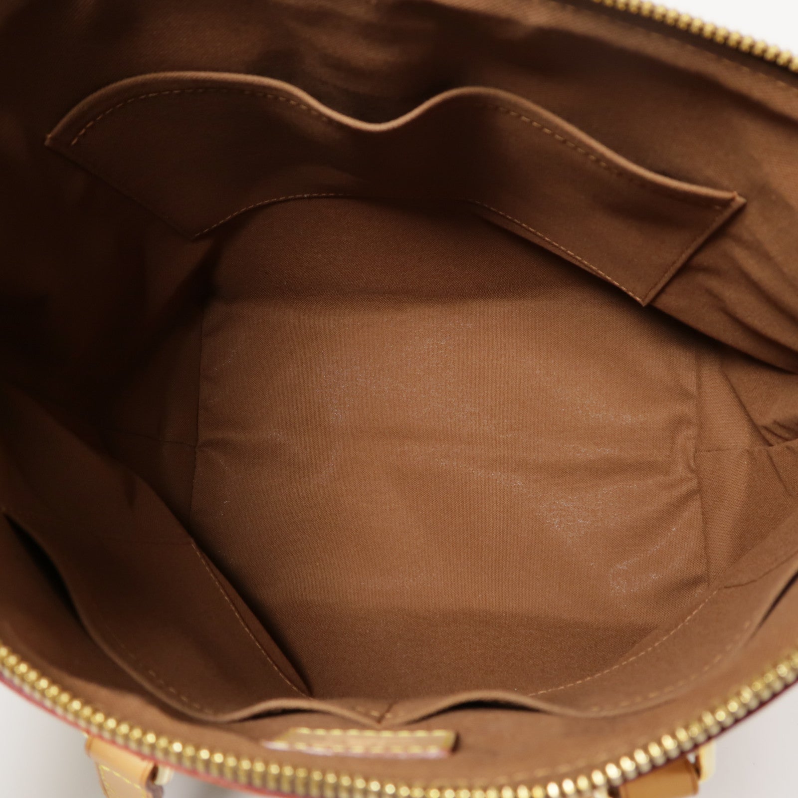 LOUIS VUITTON Monogram Palermo PM金扣手挽肩背兩用袋棕色