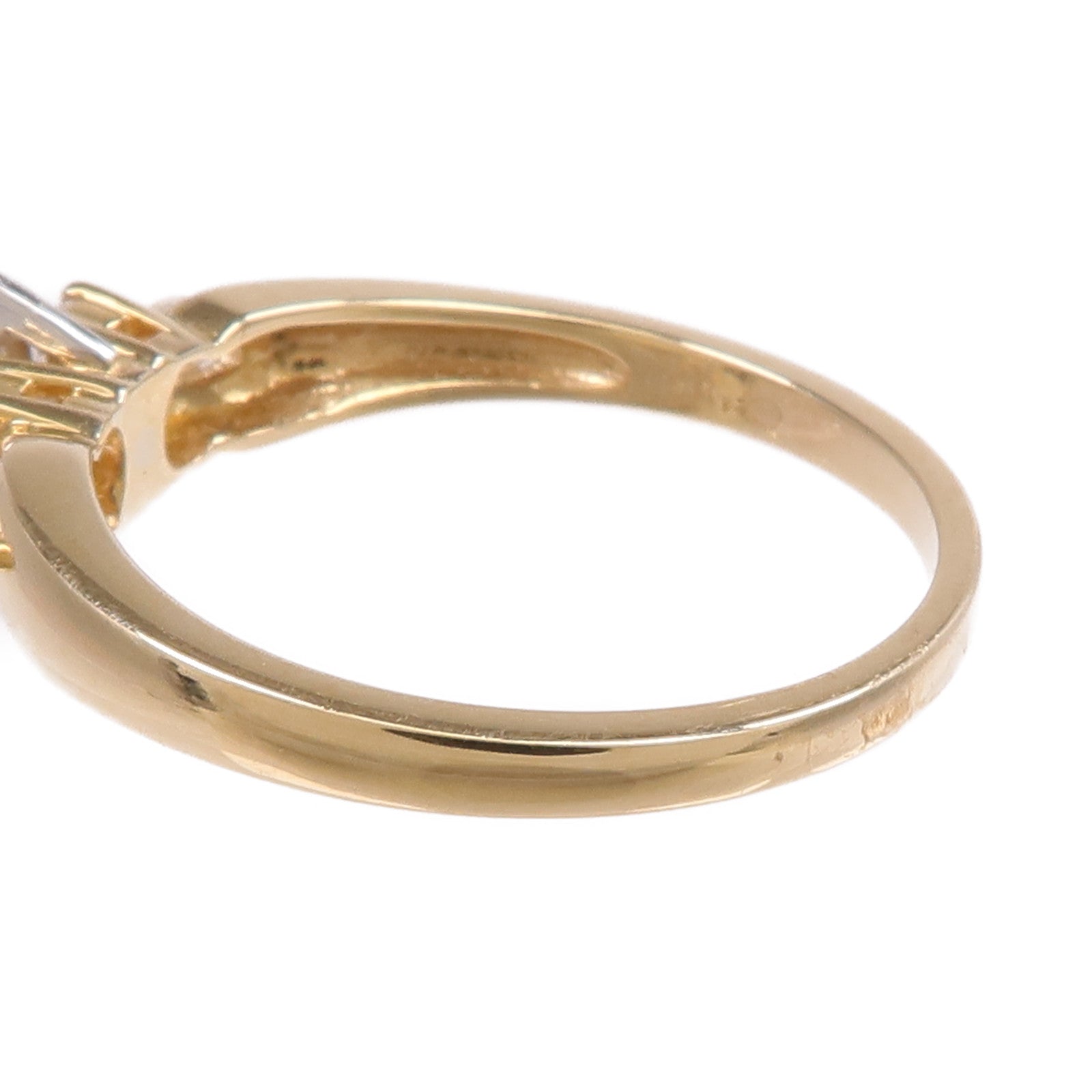 JEWELRY 14K黃金/白金Diamond Ring鑽石戒指US#6.75