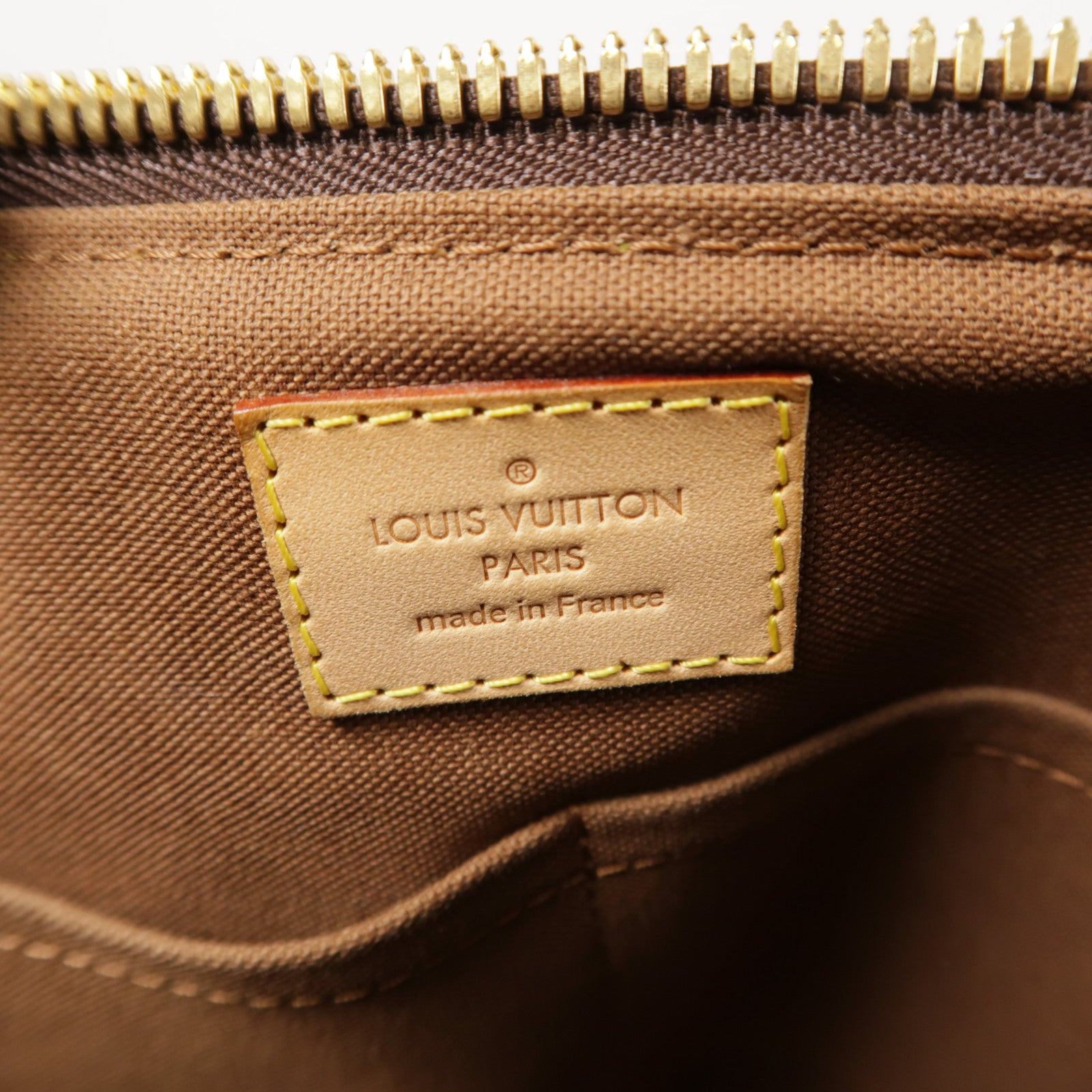 LOUIS VUITTON Monogram Palermo PM金扣手挽肩背兩用袋棕色
