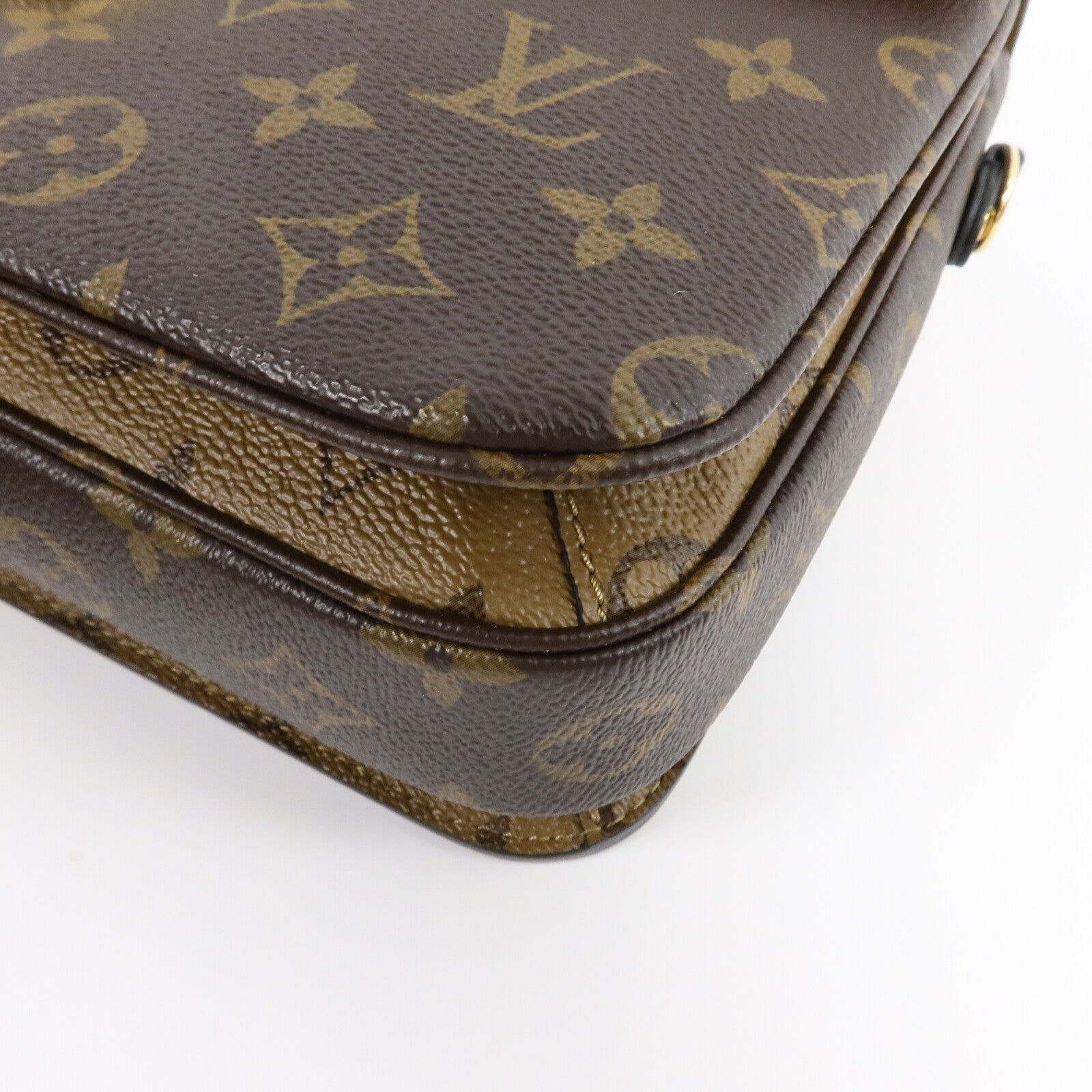 LOUIS VUITTON Monogram Reverse Pochette Metis手挽肩背兩用袋