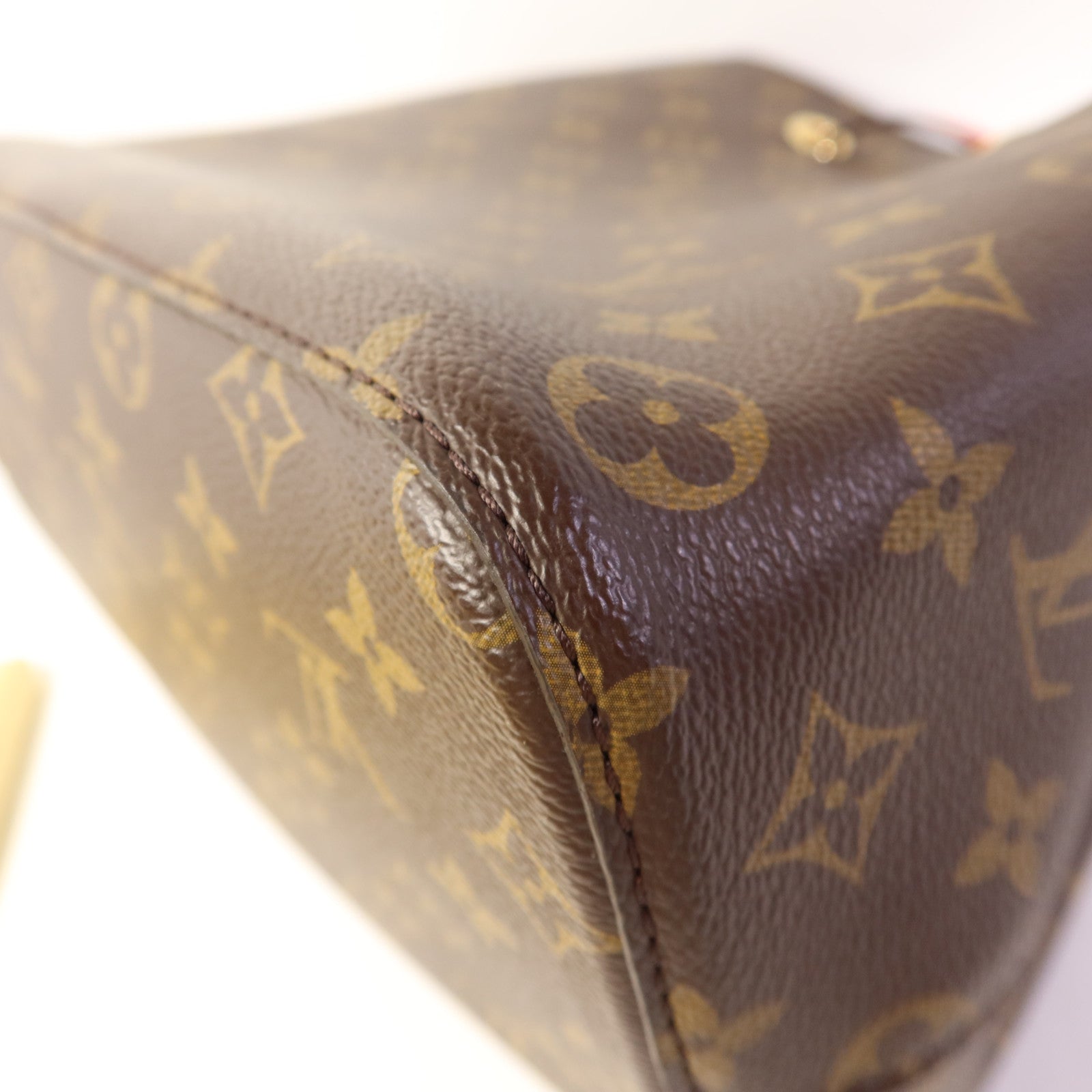 LOUIS VUITTON Monogram Neo Noe Bucket Bag金扣肩背袋Coquelicot