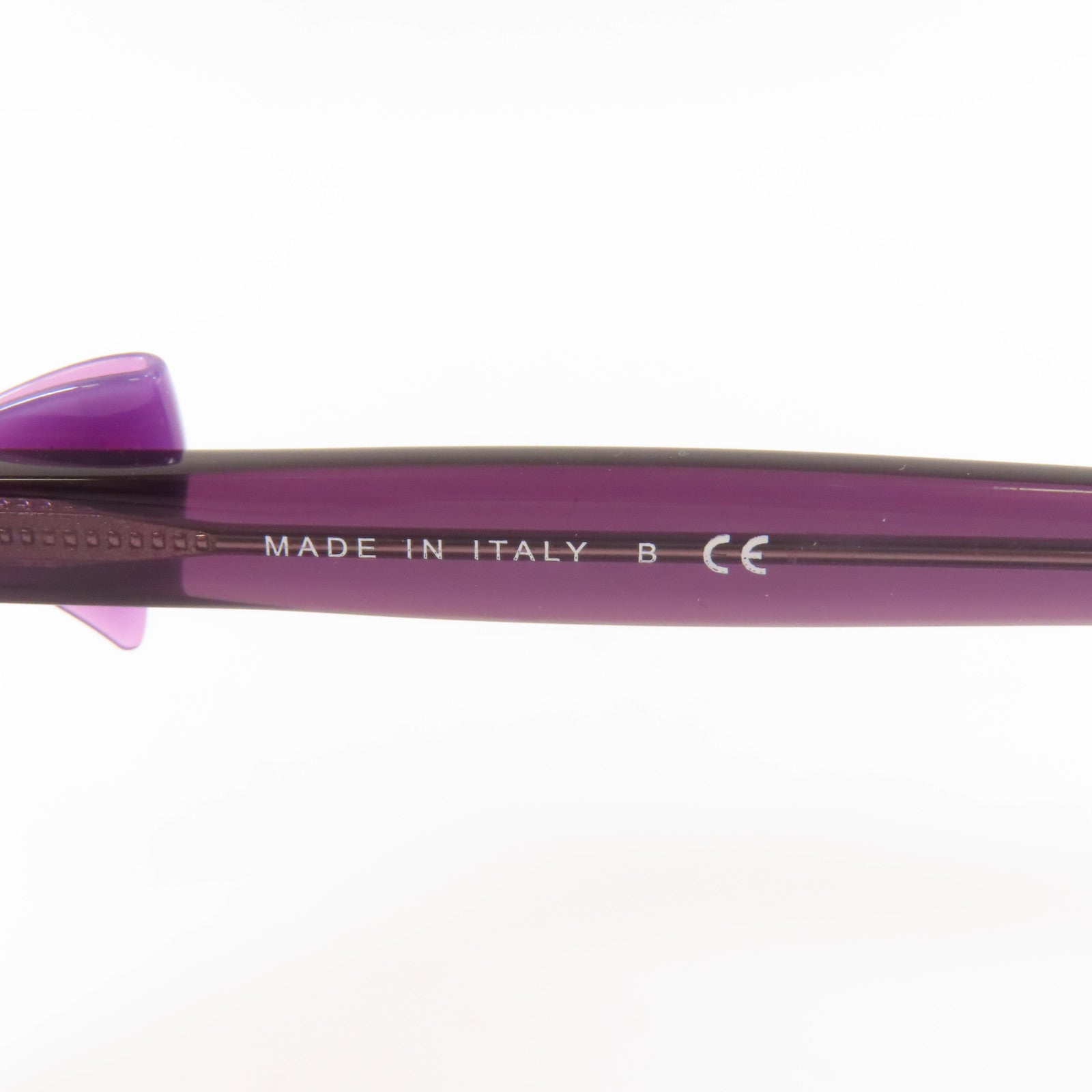CHANEL CC Sunglasses PVC Purple