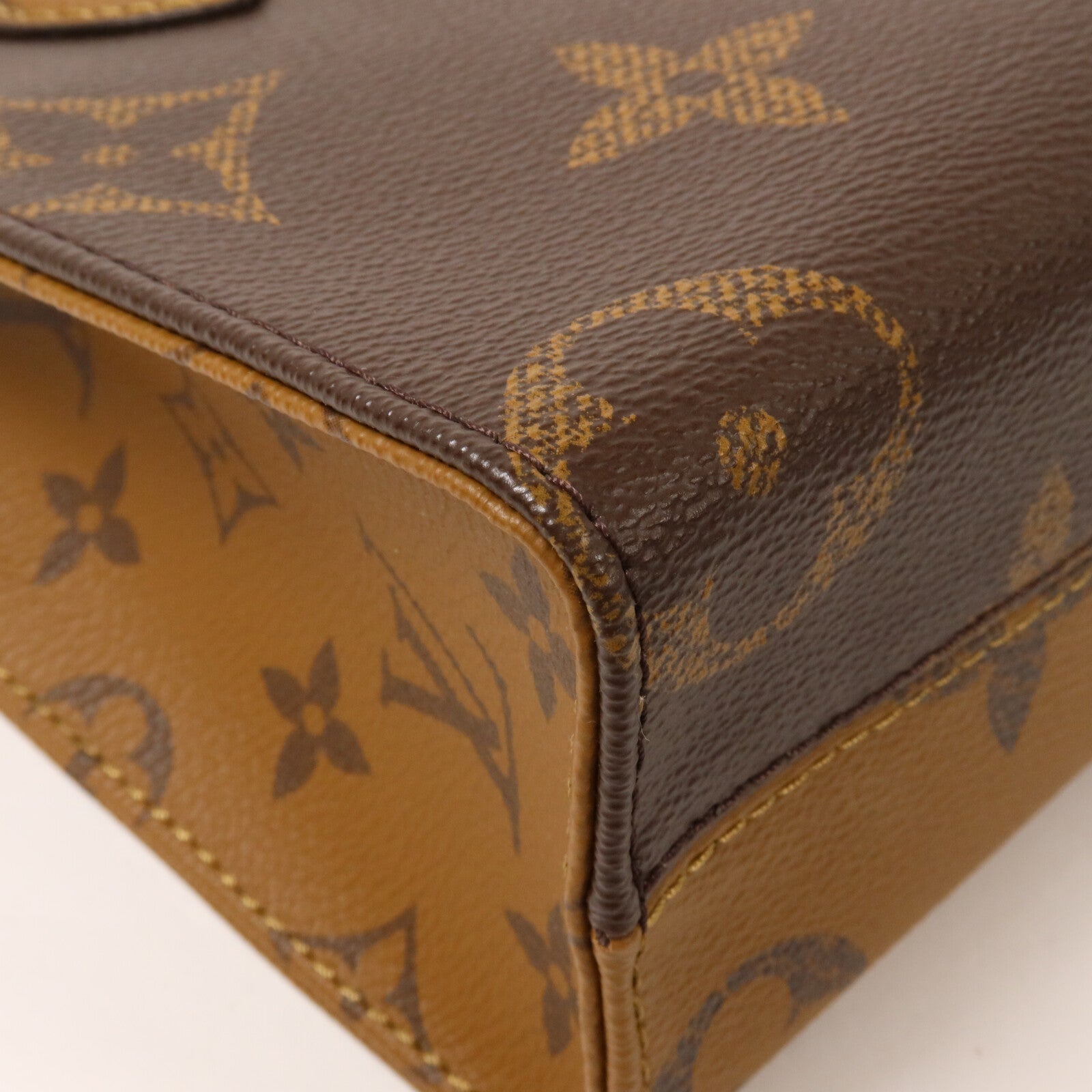 LOUIS VUITTON Monogram Reverse On The Go BB手挽肩背兩用袋