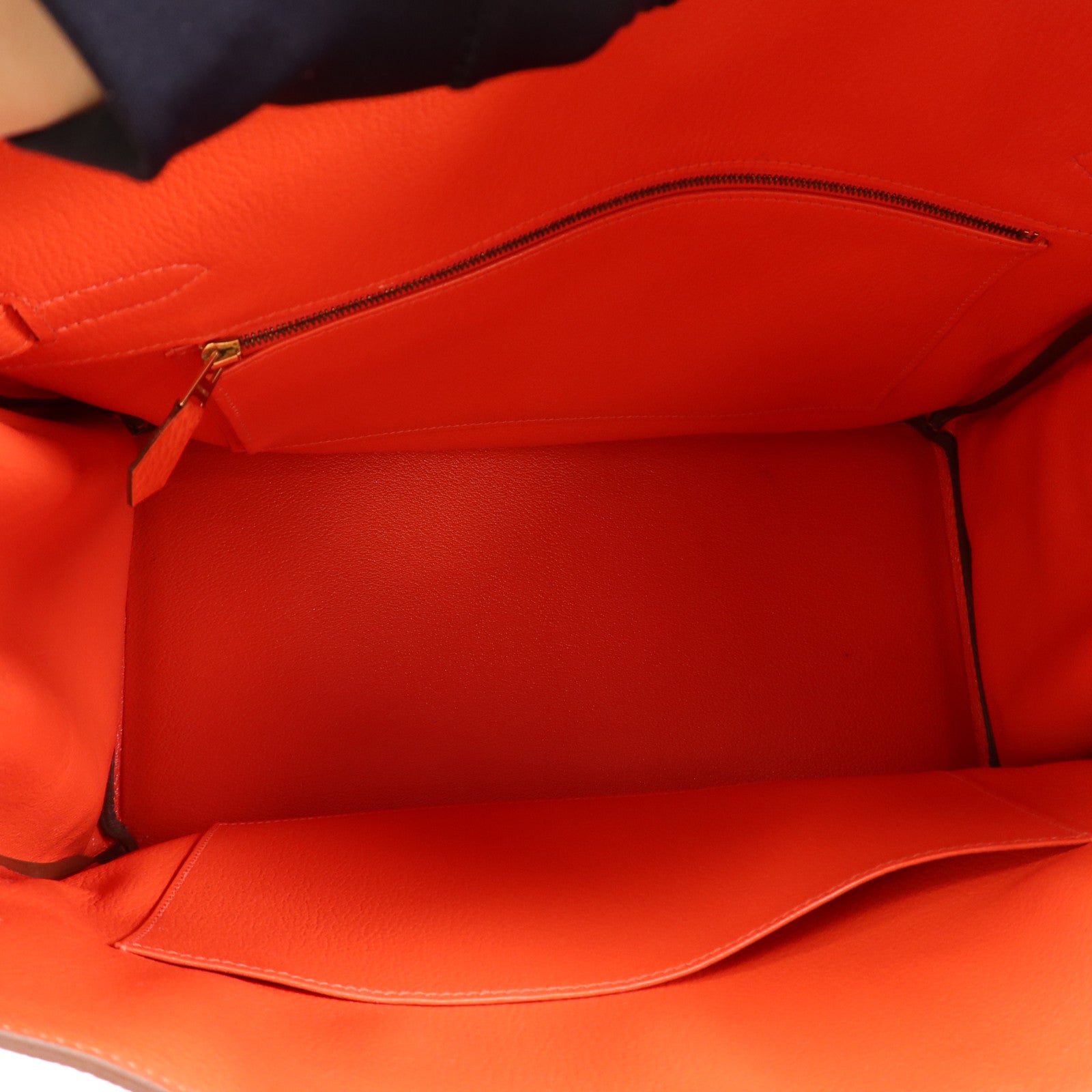 HERMES Togo皮革Birkin 35金扣手挽袋Rouge Tomate