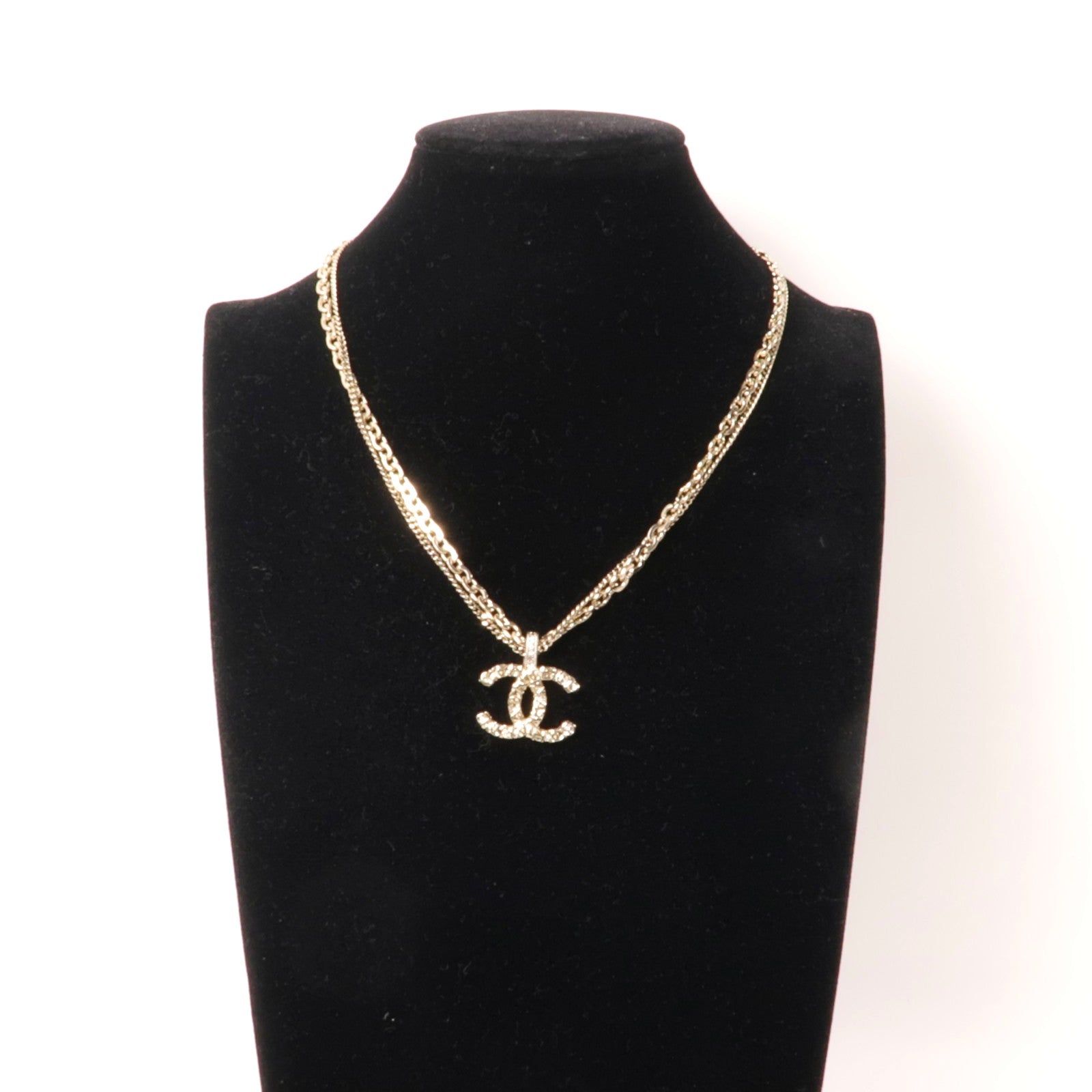 CHANEL 金屬Necklace項鍊金色