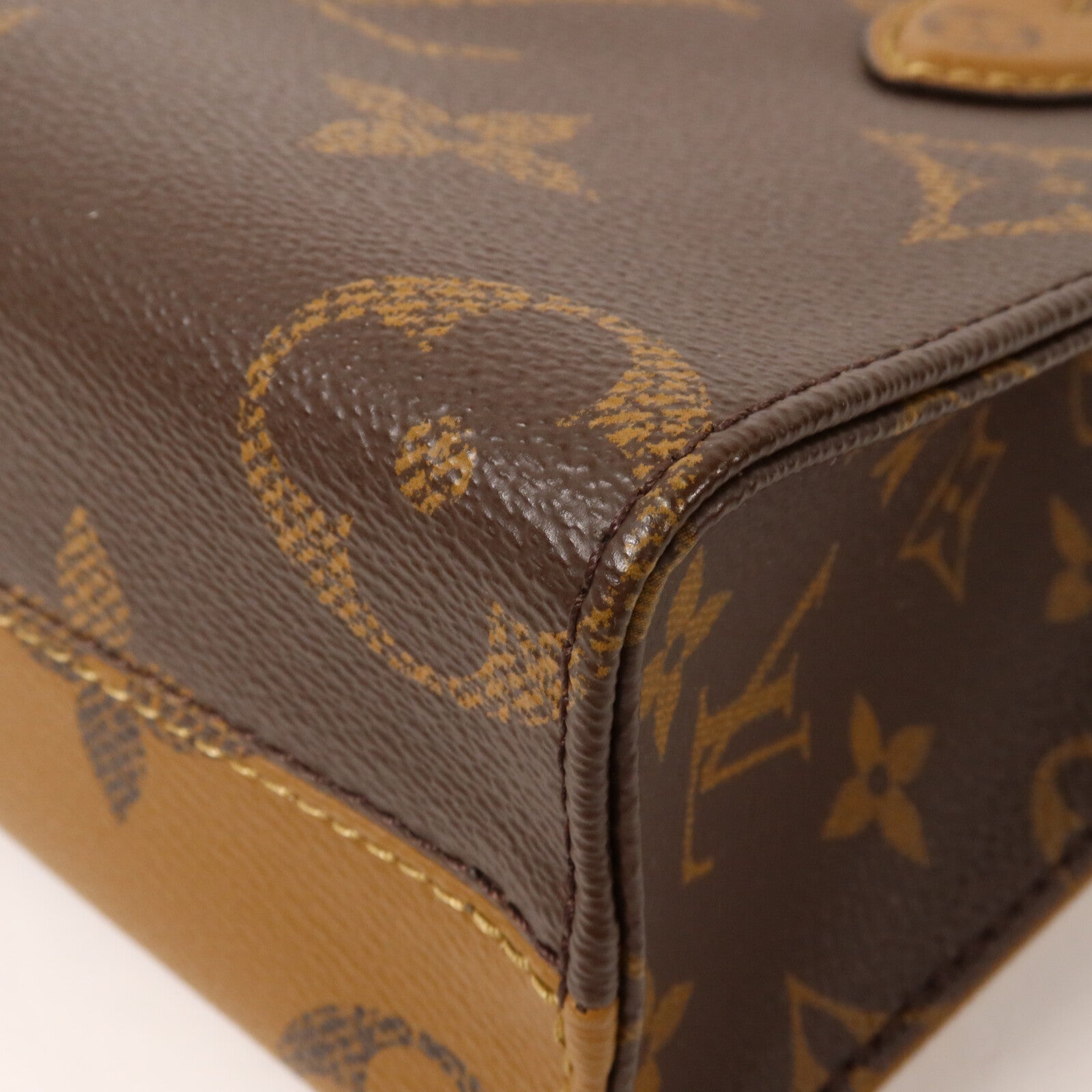LOUIS VUITTON Monogram Reverse On The Go BB手挽肩背兩用袋