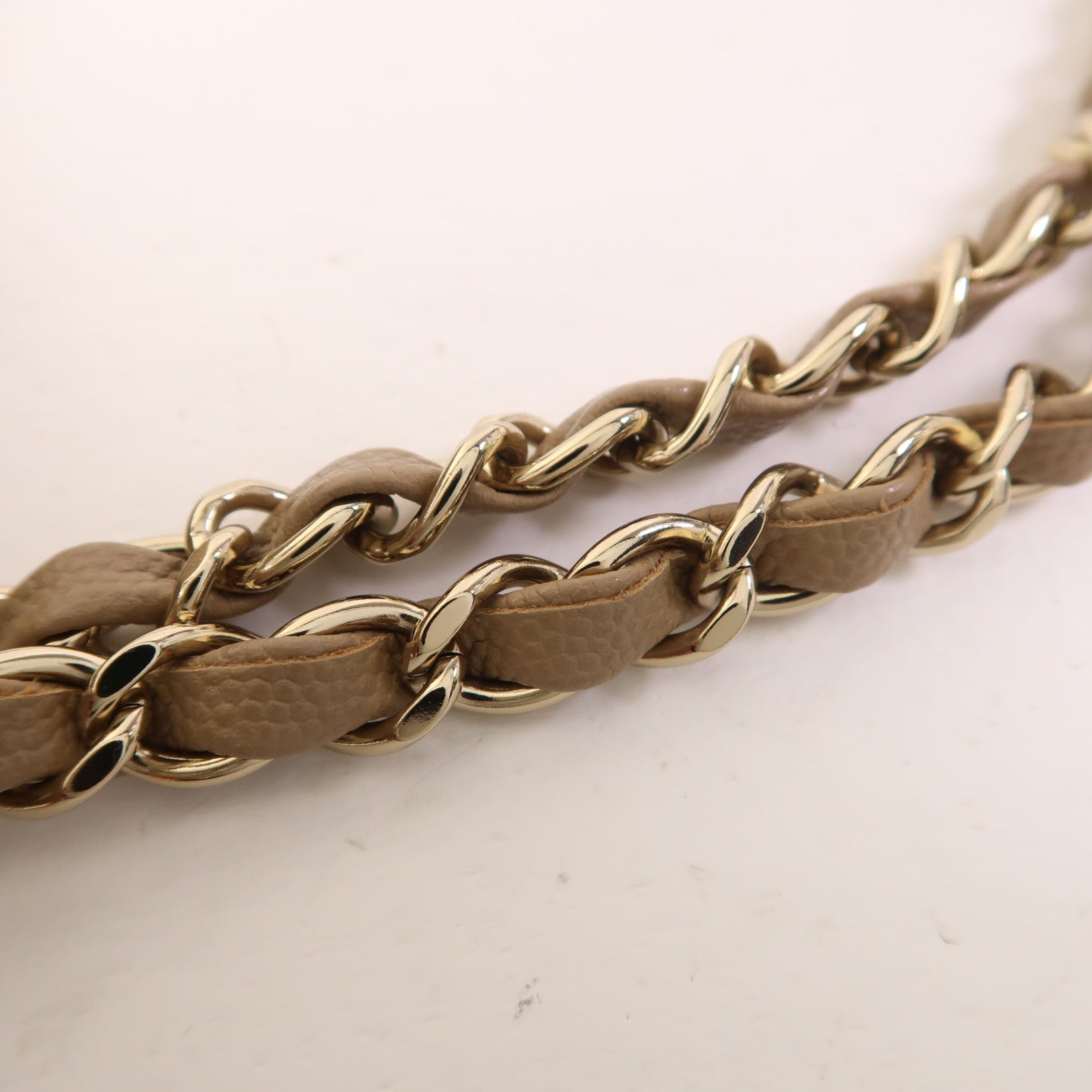 CHANEL 牛皮皮革Classic 25金扣鏈帶肩背袋