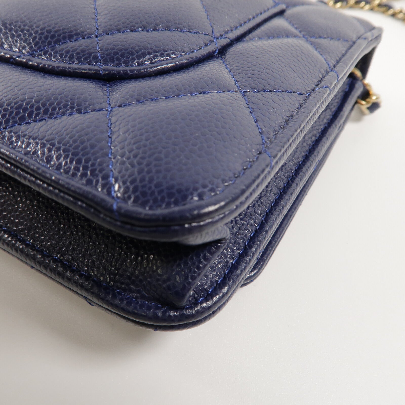 CHANEL 牛皮皮革WOC Wallet On Chain鏈帶肩背袋