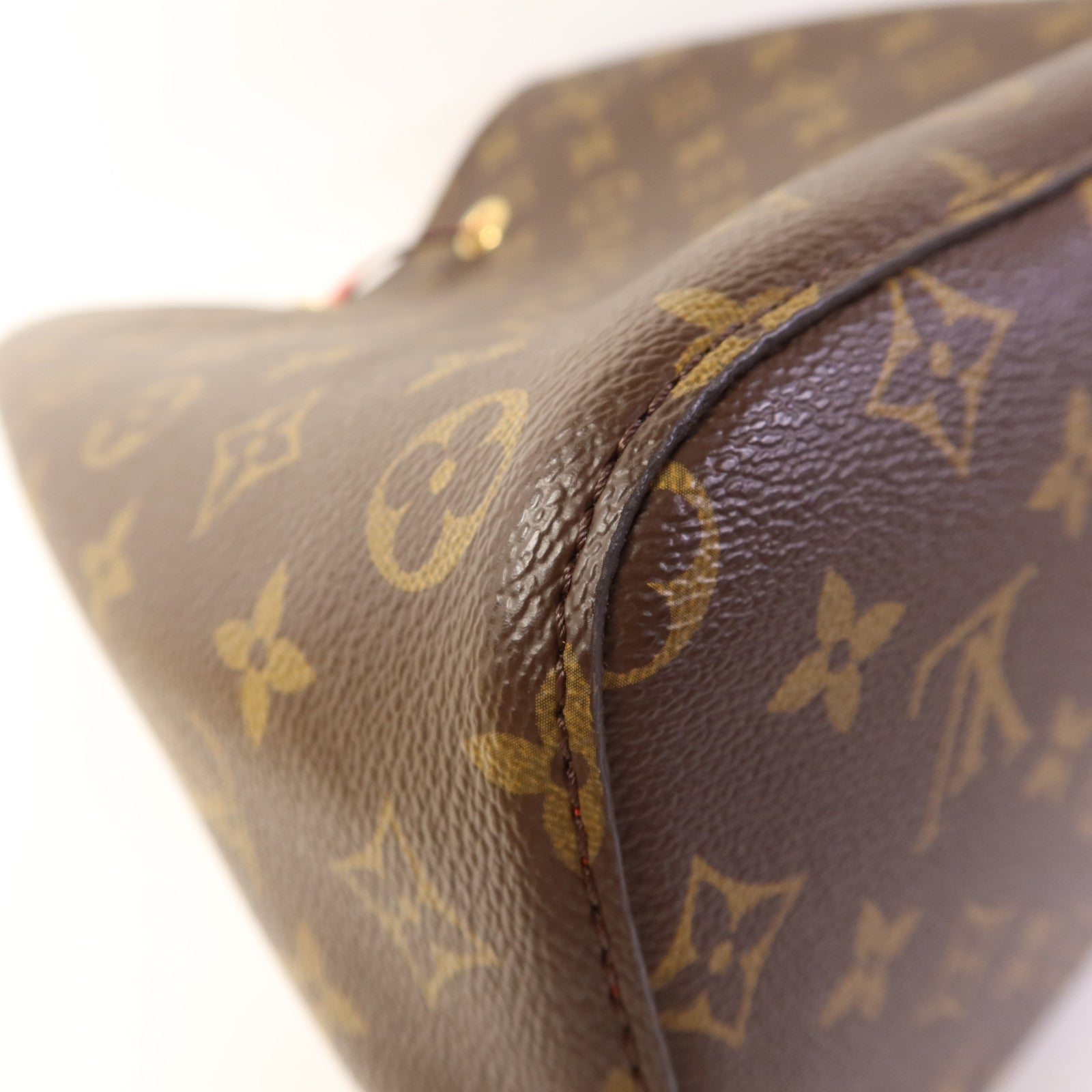 LOUIS VUITTON Monogram Neo Noe Bucket Bag金扣肩背袋Coquelicot