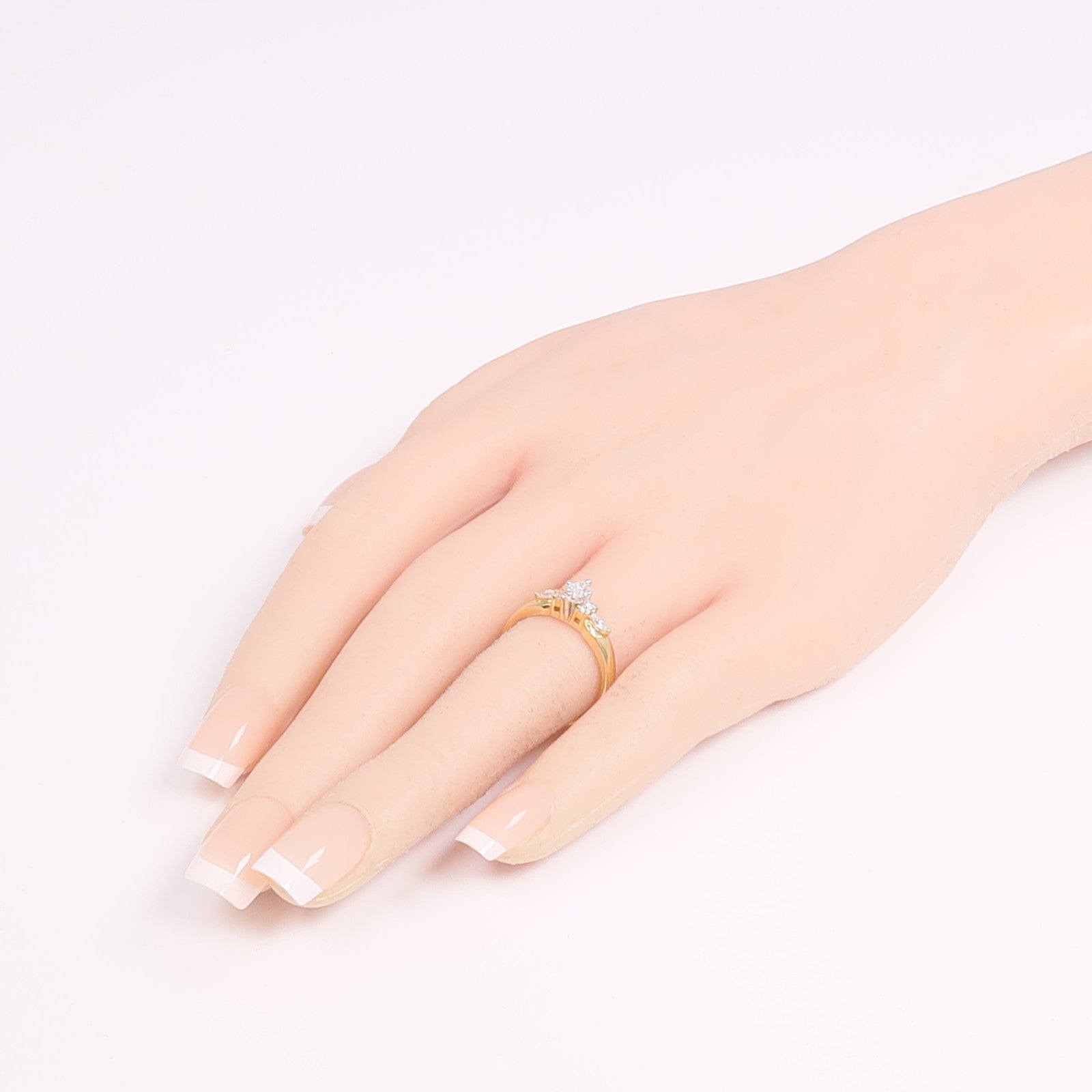 JEWELRY 14K黃金/白金Diamond Ring鑽石戒指US#6.75