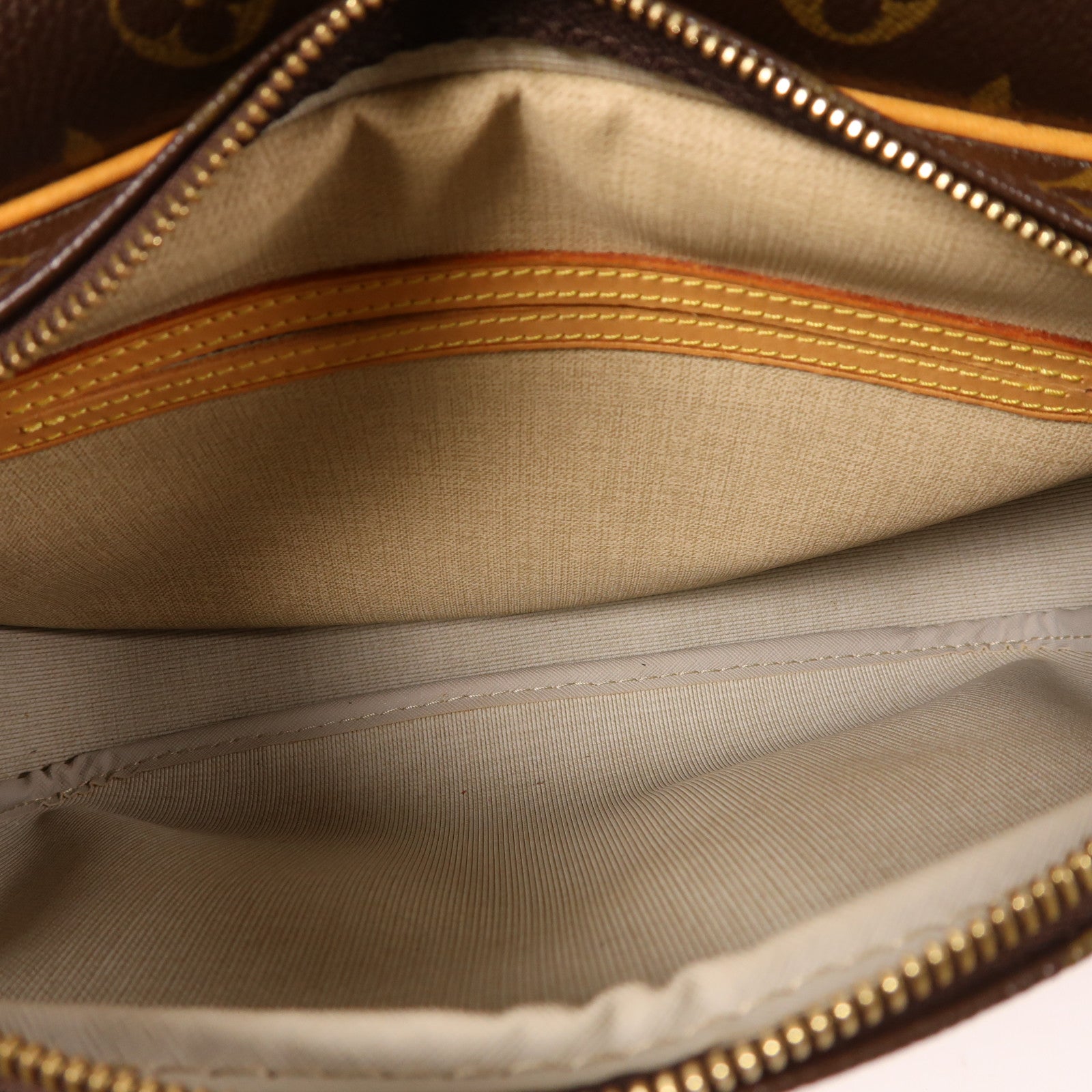 LOUIS VUITTON Monogram Reporter PM金扣肩背袋棕色