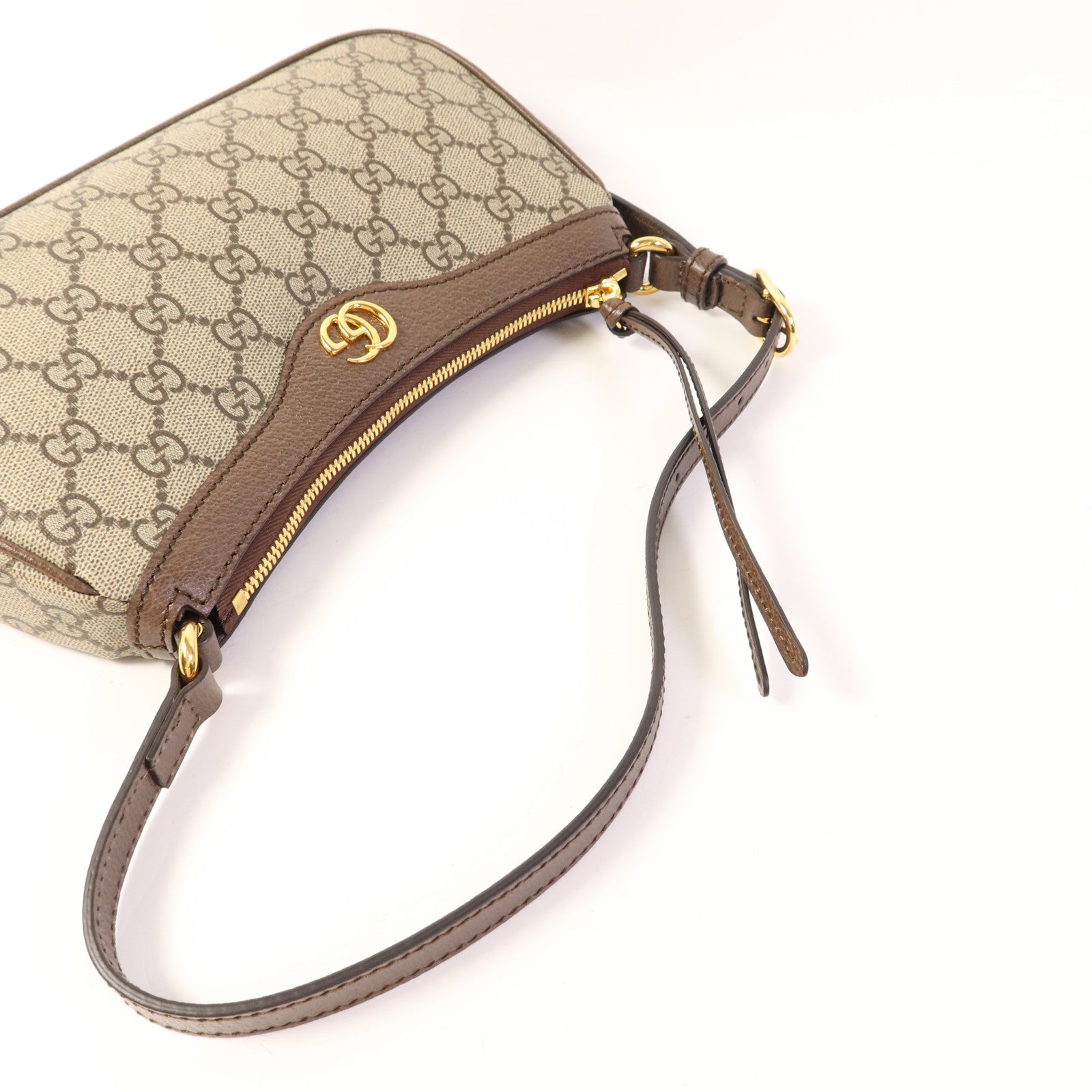 GUCCI 塗層帆布GG Supreme Ophidia Handbag金扣手挽袋