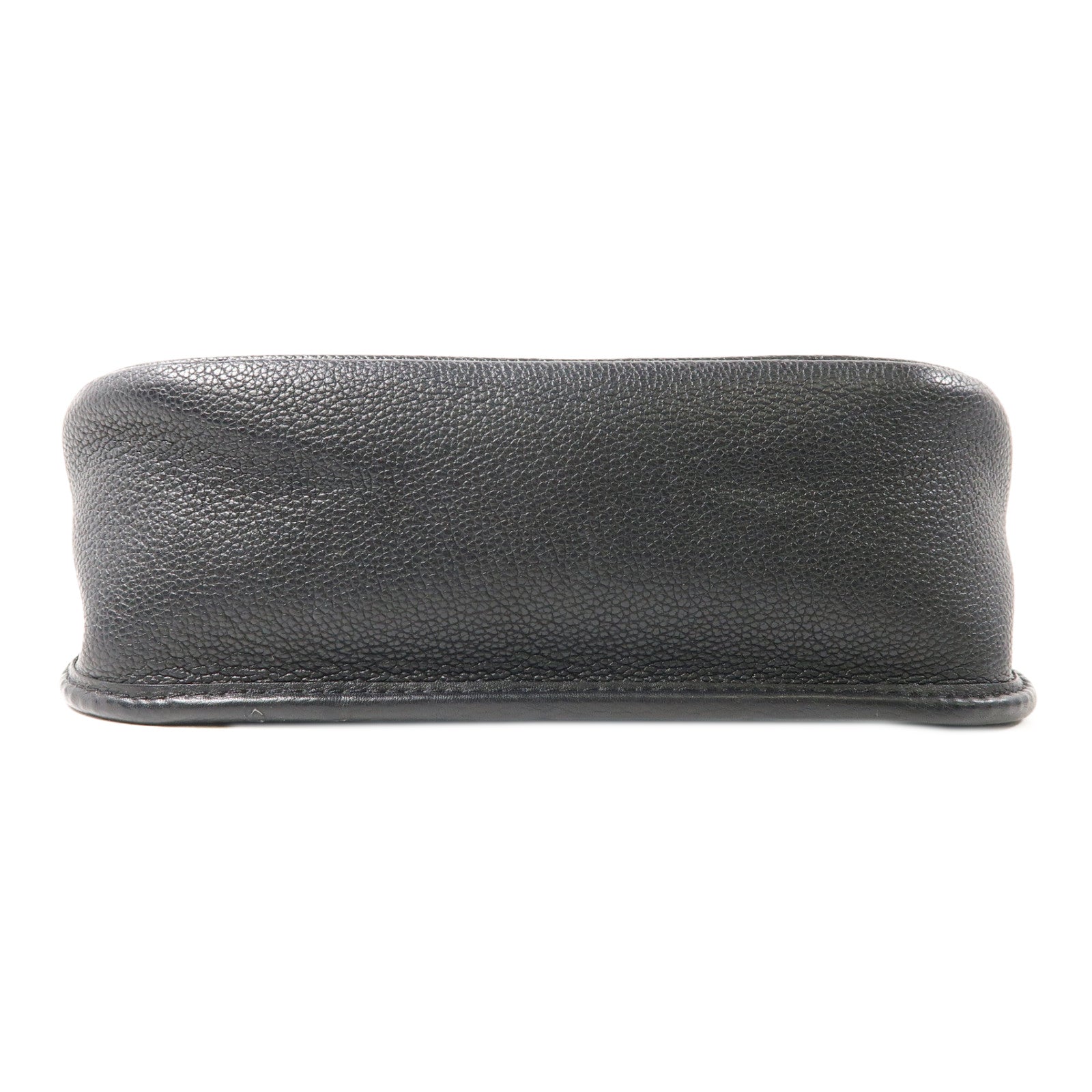 LOUIS VUITTON Epi Buci銀扣肩背袋黑色