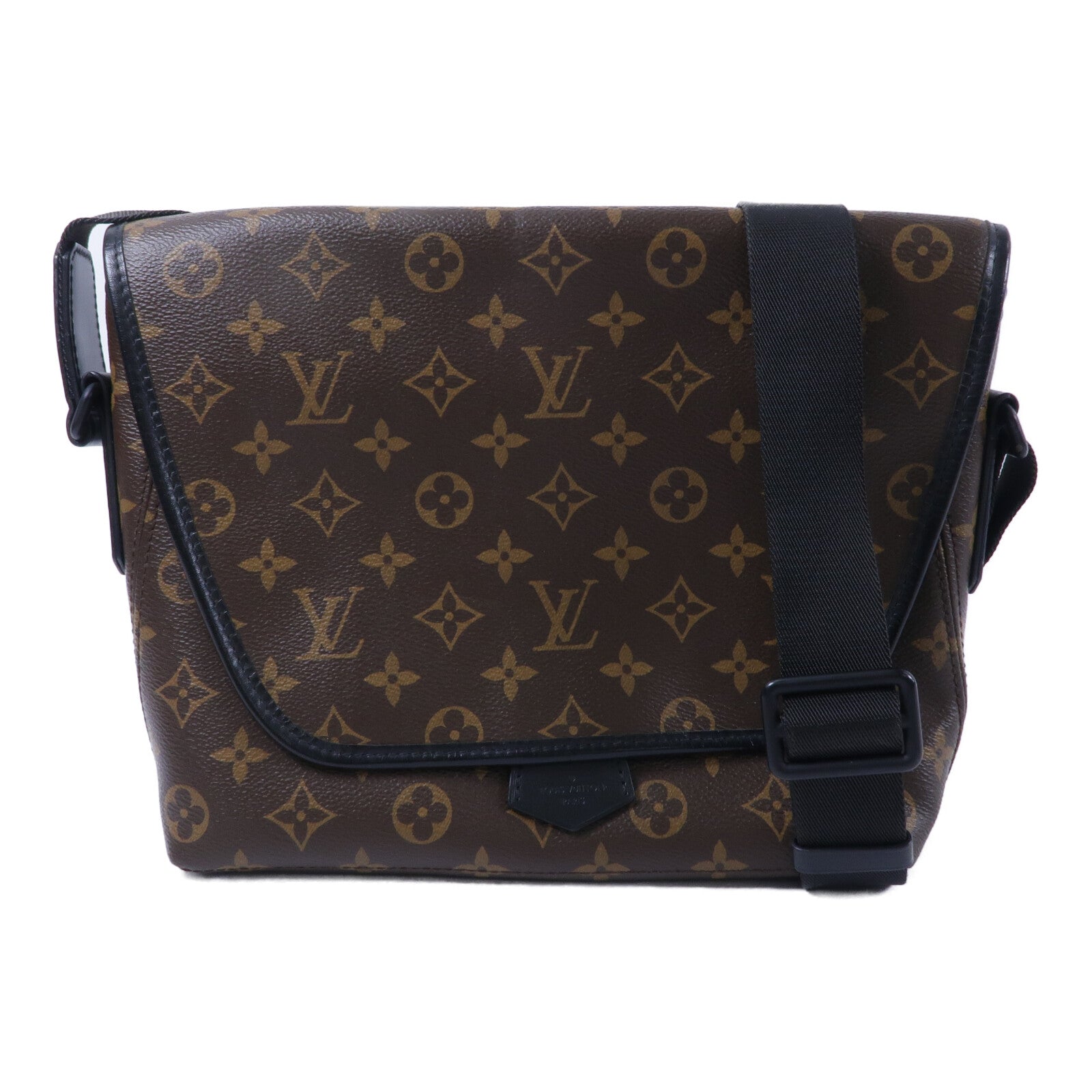LOUIS VUITTON Monogram Macassar Magnetic Messenger Bag肩背袋