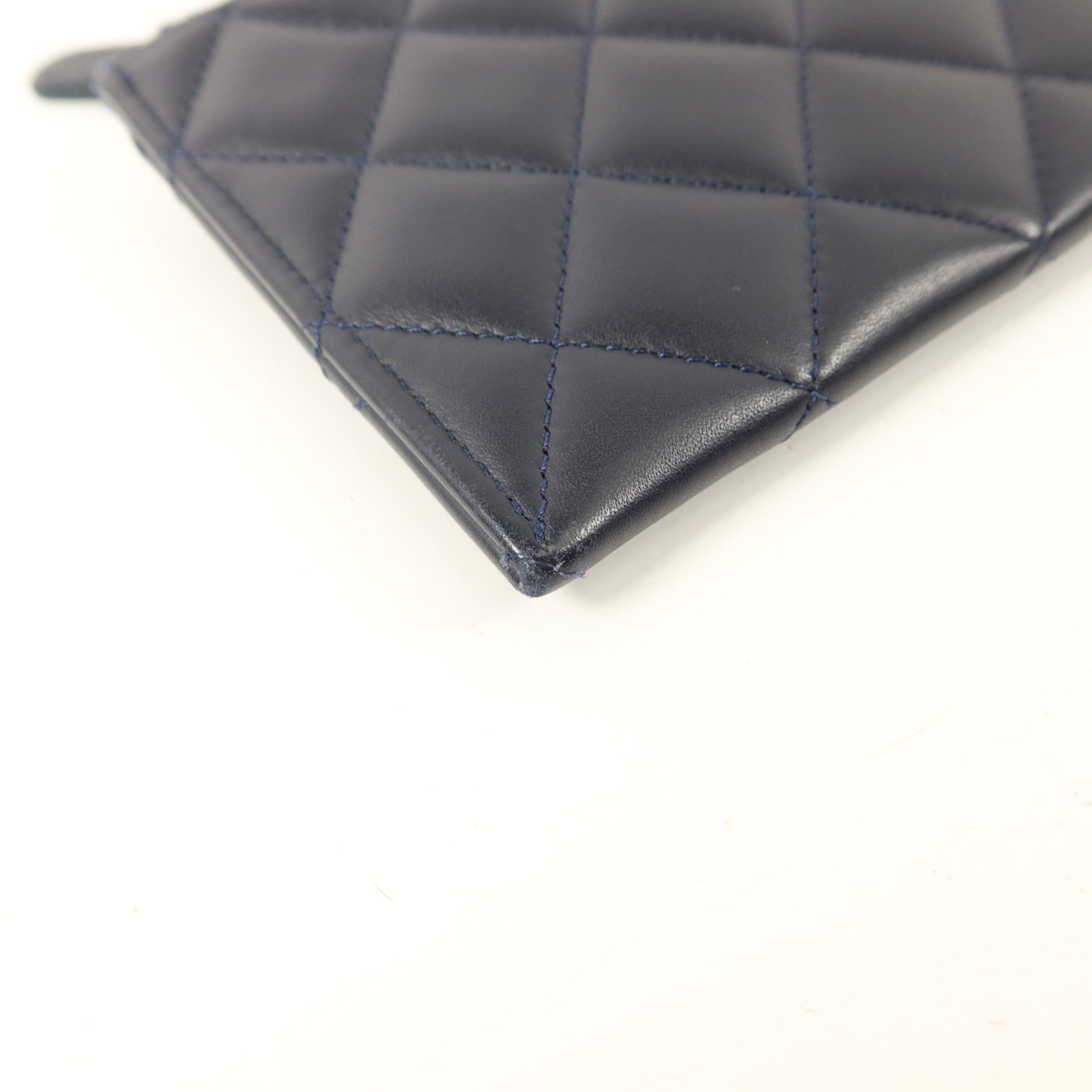 CHANEL 羊皮皮革Boy Zipper Long Wallet長錢包