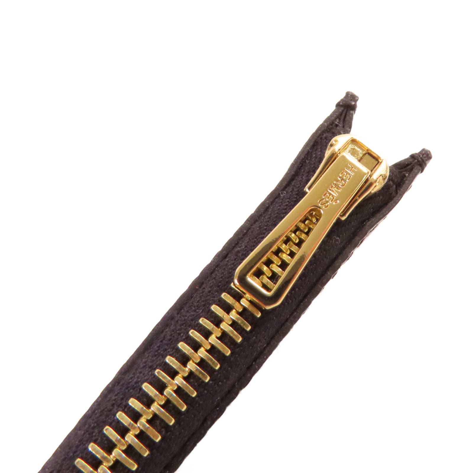 HERMES 蜥蝪皮革Constance Slim金扣錢包黑色