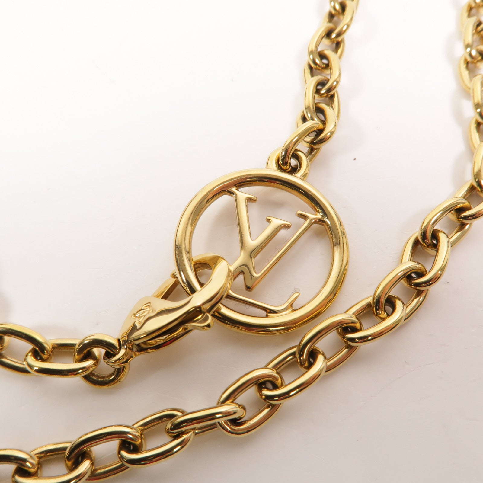 LOUIS VUITTON Monogram Wallet On Chain Lily鏈帶肩背袋