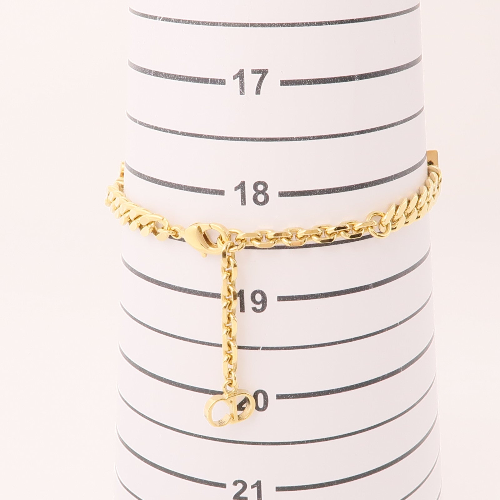 Dior 金屬Bracelet手鏈金色/白色