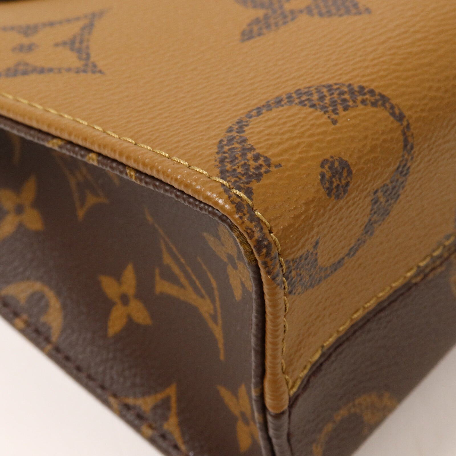 LOUIS VUITTON Monogram Reverse On The Go BB手挽肩背兩用袋