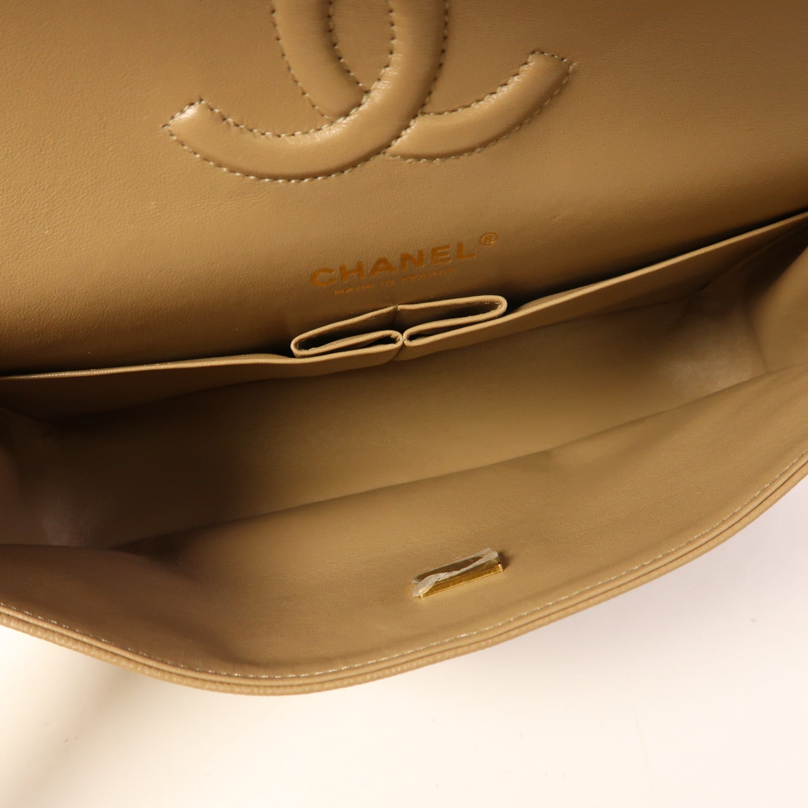 CHANEL 牛皮皮革Classic 25金扣鏈帶肩背袋