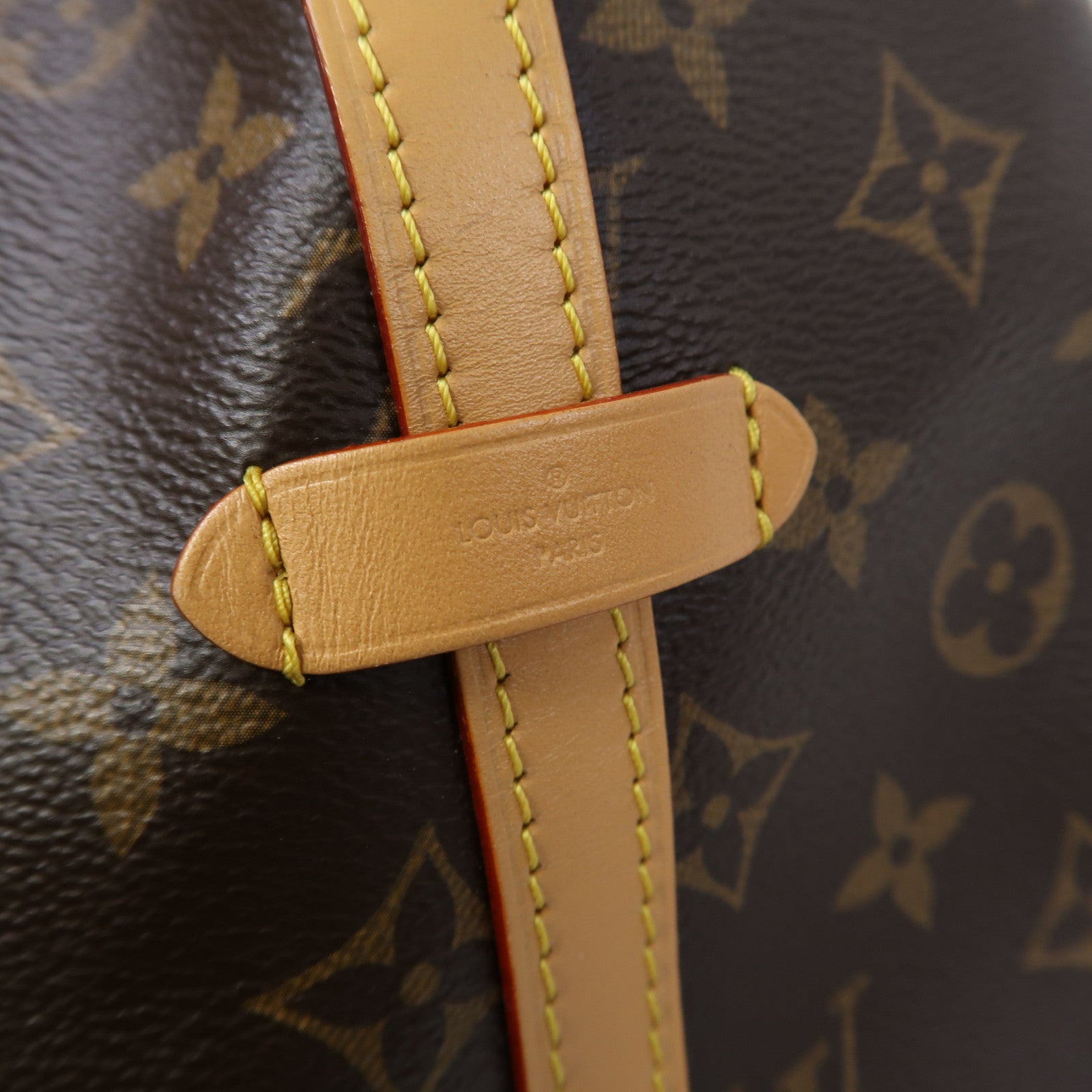 LOUIS VUITTON Monogram Carryall MM金扣肩背袋啡色