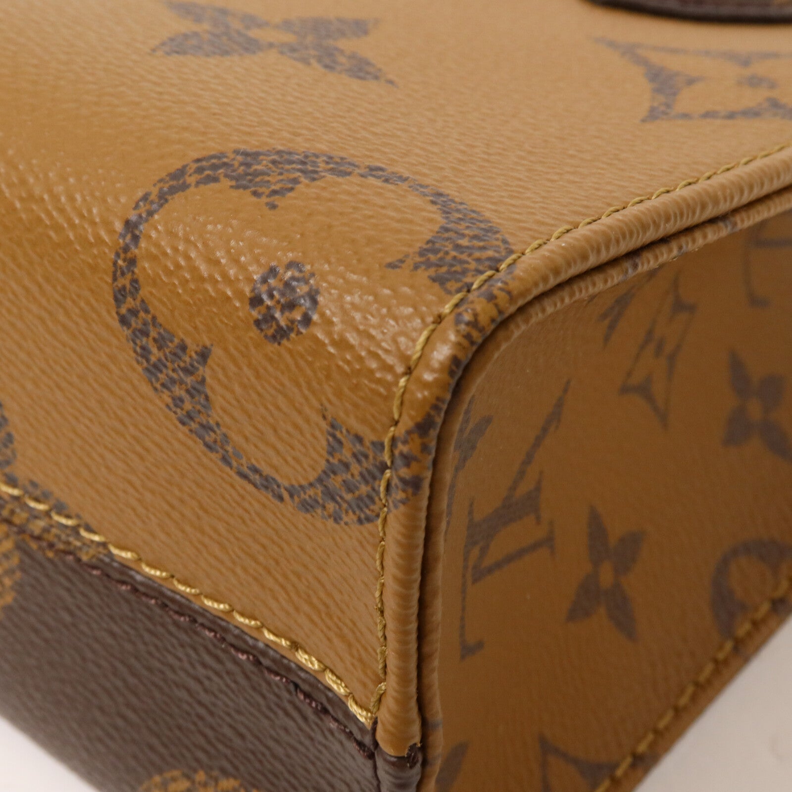 LOUIS VUITTON Monogram Reverse On The Go BB手挽肩背兩用袋