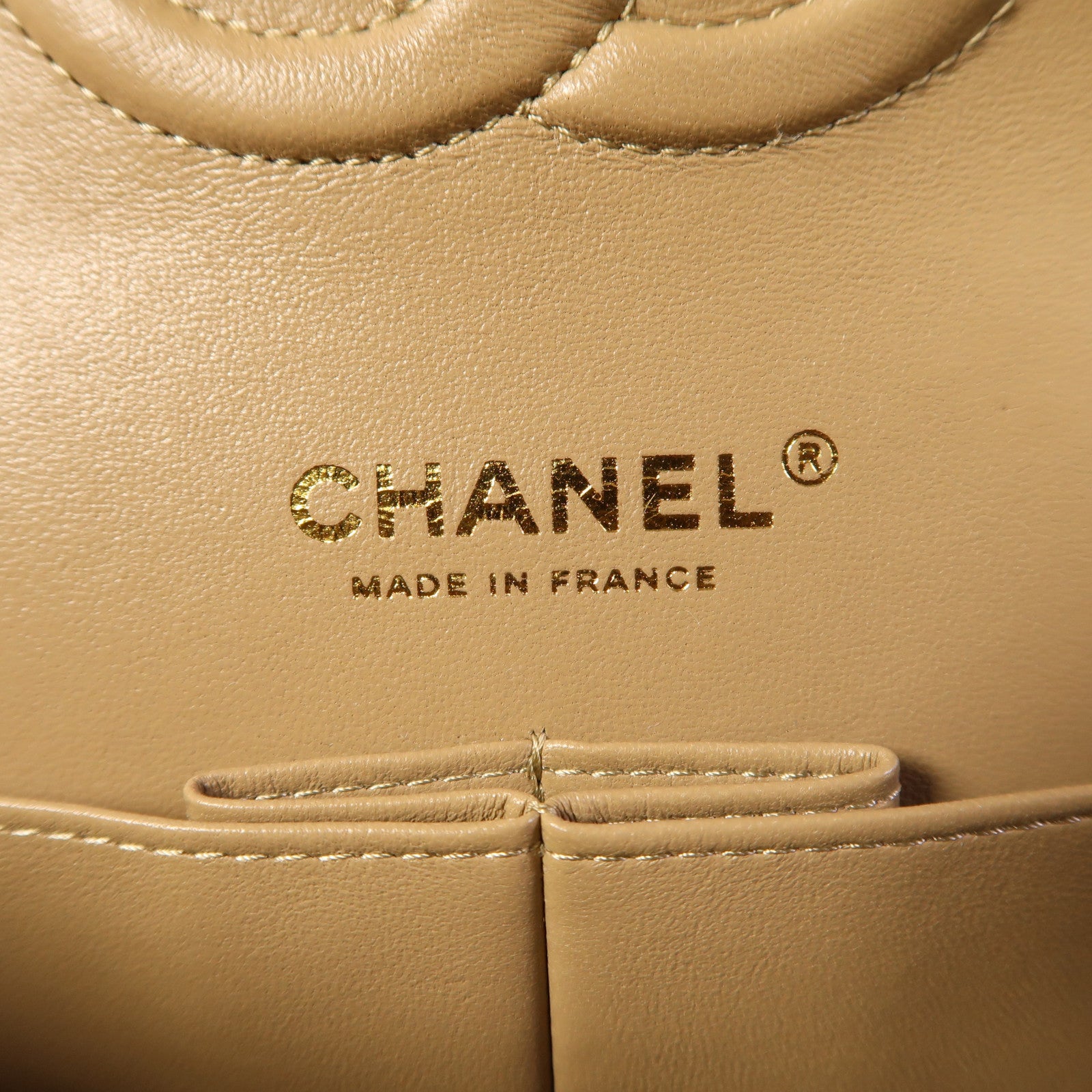 CHANEL 【激減優惠】牛皮皮革Classic 25金扣鏈帶肩背袋