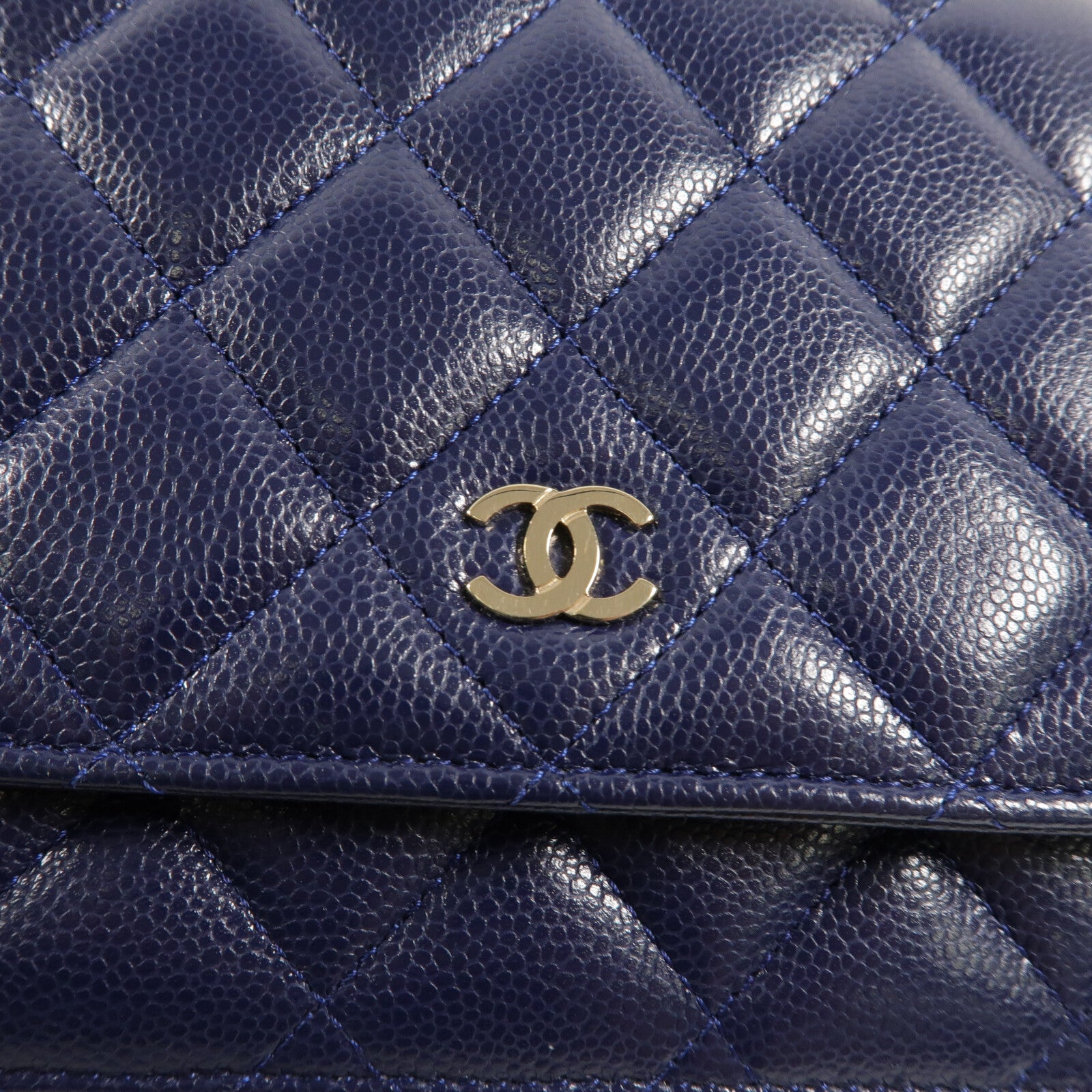 CHANEL 牛皮皮革WOC Wallet On Chain鏈帶肩背袋