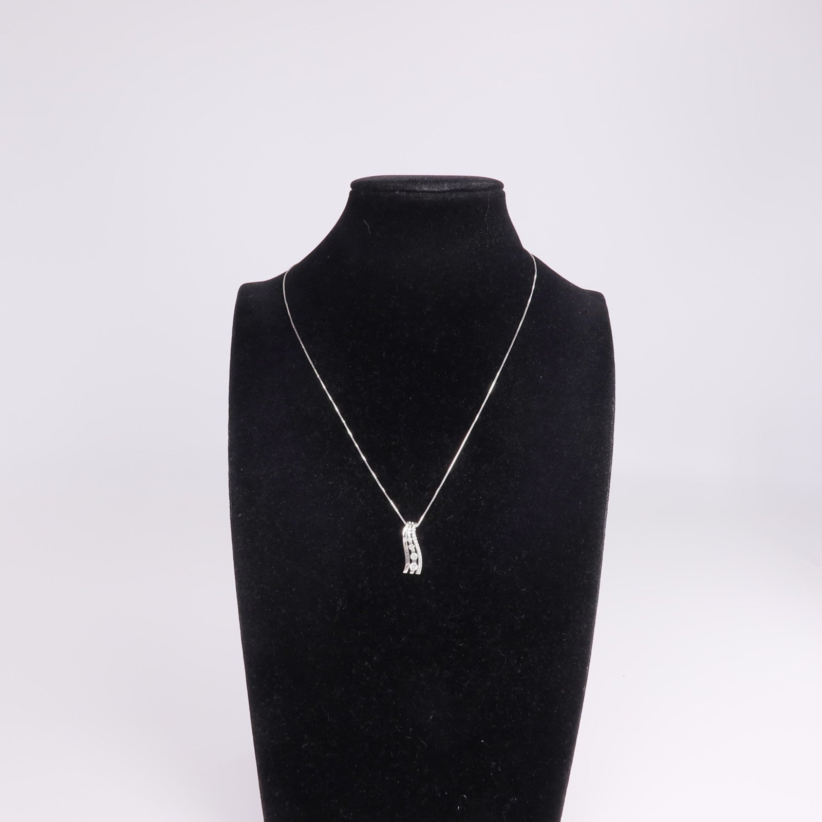 JEWELRY 18K白金Diamond Necklace鑽石項鍊