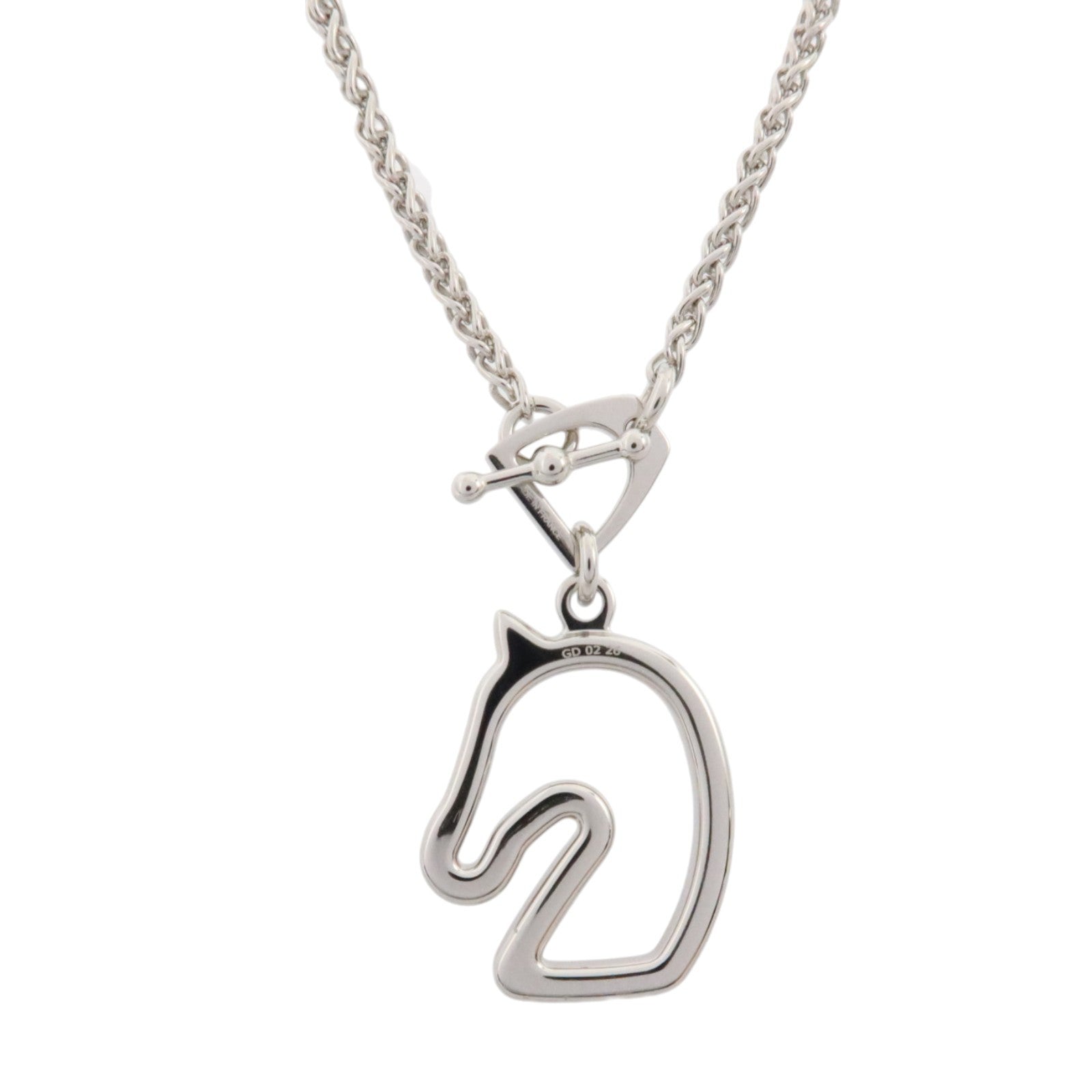 HERMES 金屬/琺瑯Tonnerre Necklace項鏈