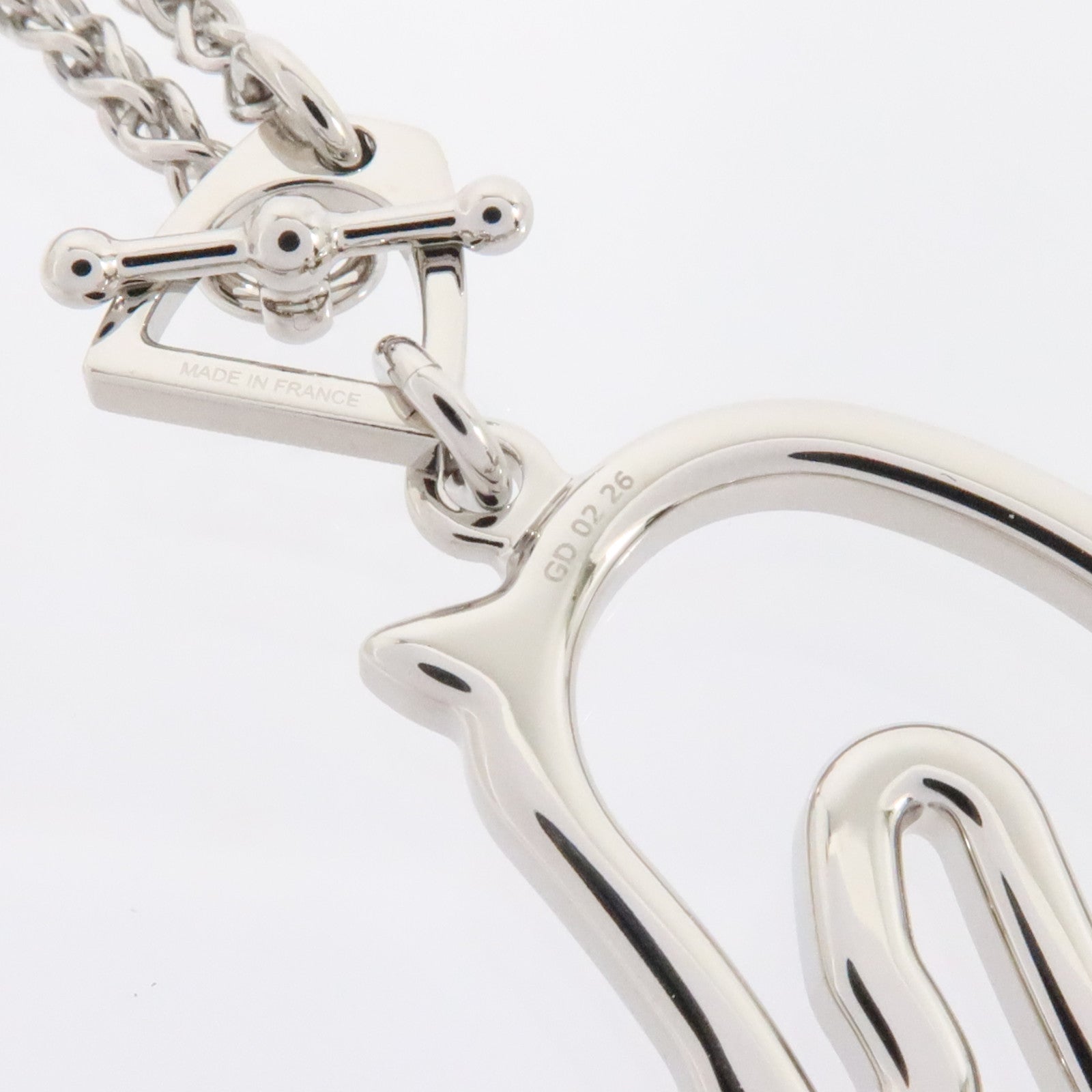 HERMES 金屬/琺瑯Tonnerre Necklace項鏈
