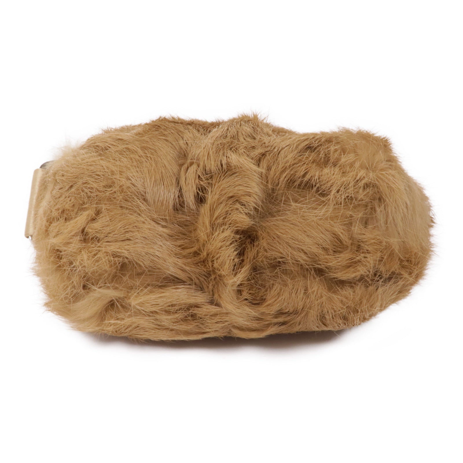 GUCCI 【激減優惠】兔毛Clutch手挽袋棕色