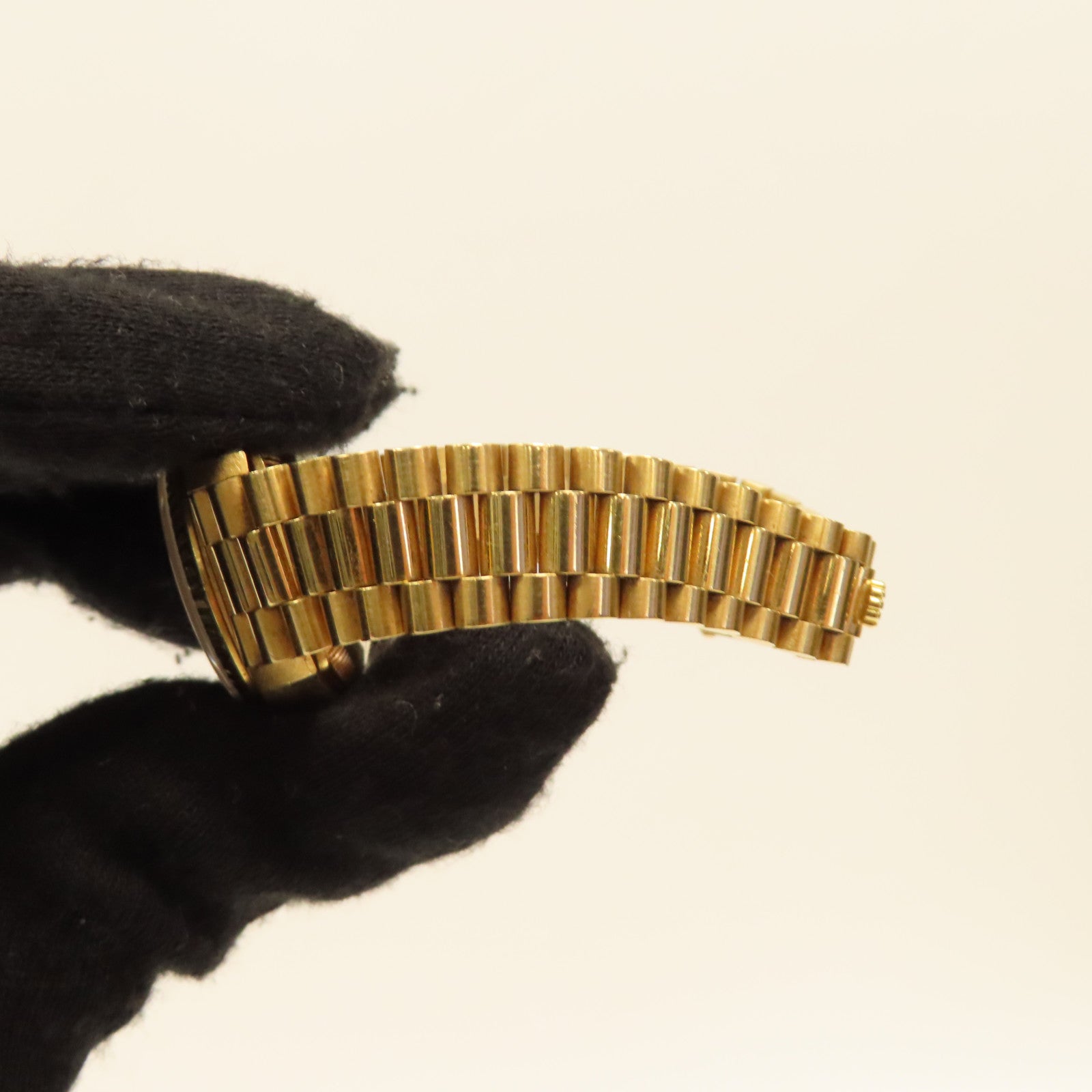 ROLEX Lady Datejust 18K黃金手錶自動機芯金色