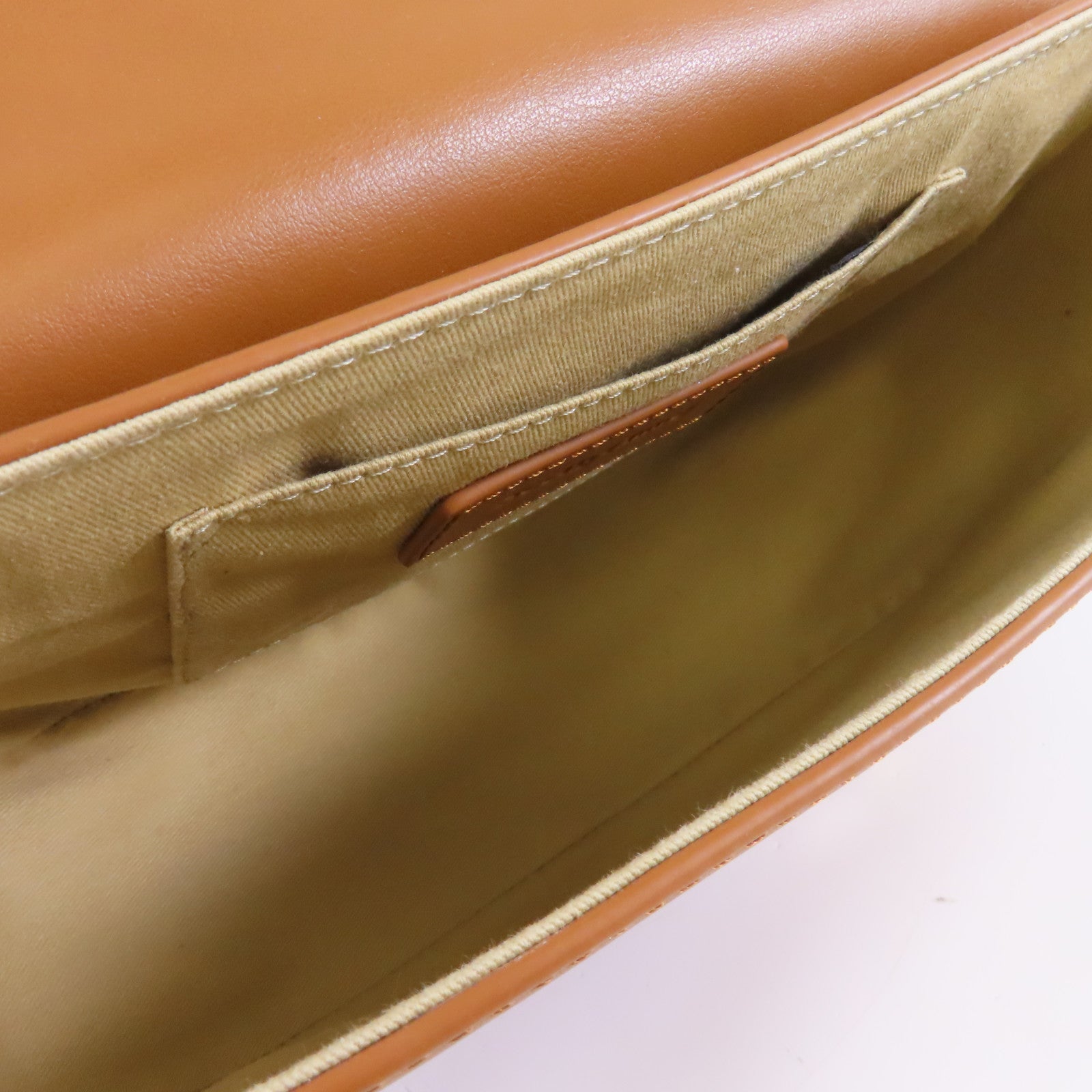 SEE BY CHLOE 牛皮皮革Shoulder Bag金扣肩背袋棕色