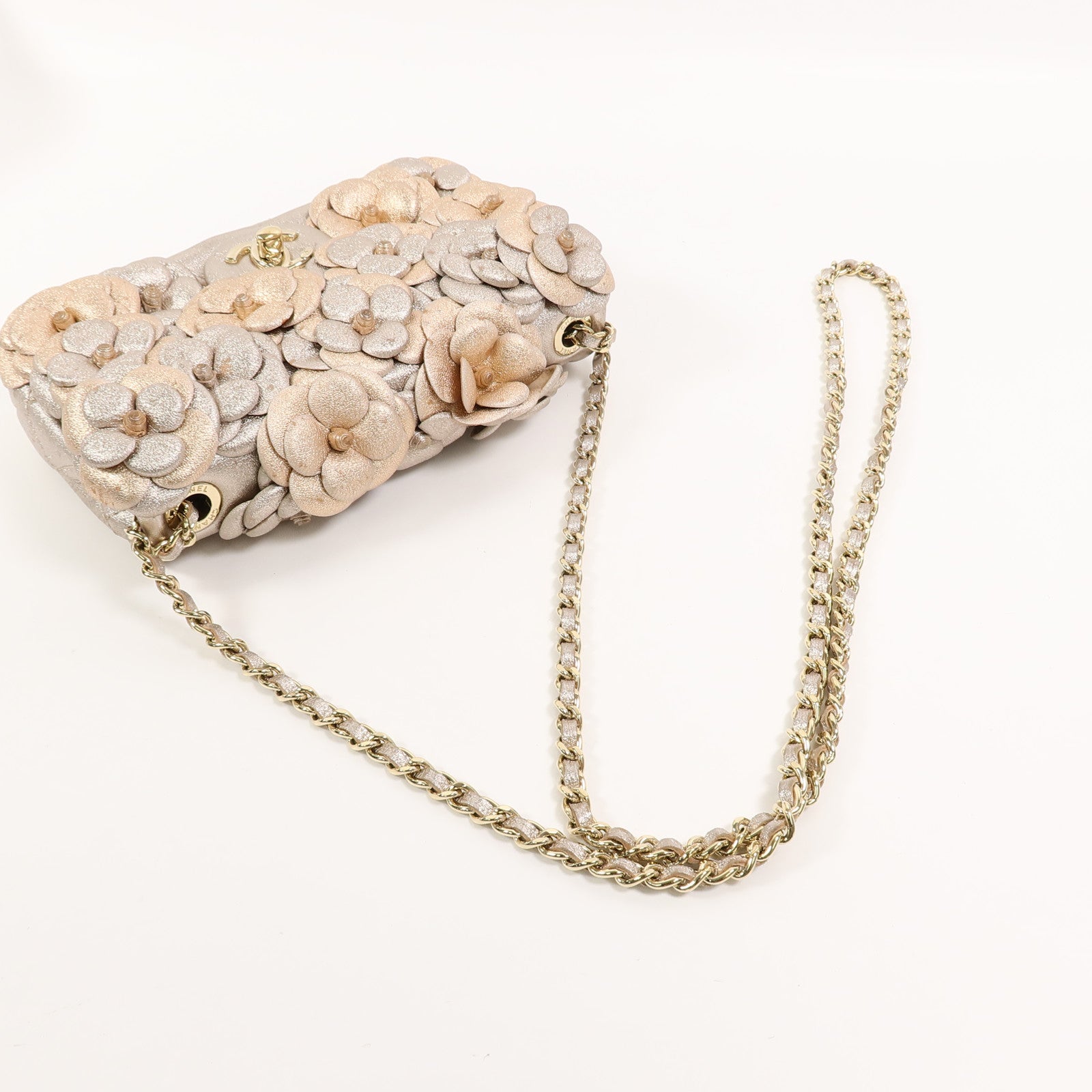 CHANEL 牛皮皮革Shoulder Chain Bag鏈帶肩背袋