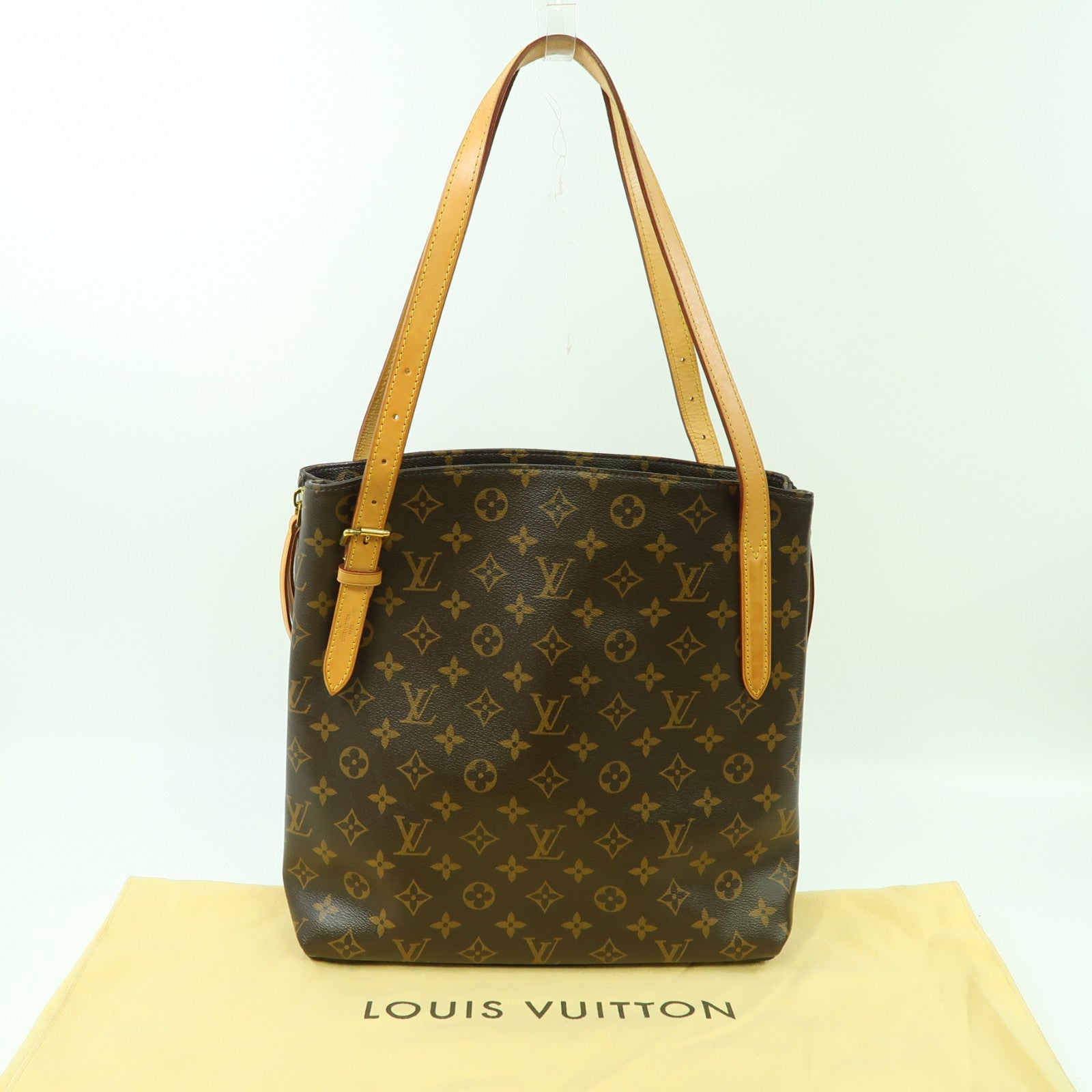 LOUIS VUITTON Monogram Tuileries Tote Bag金扣肩背袋啡色