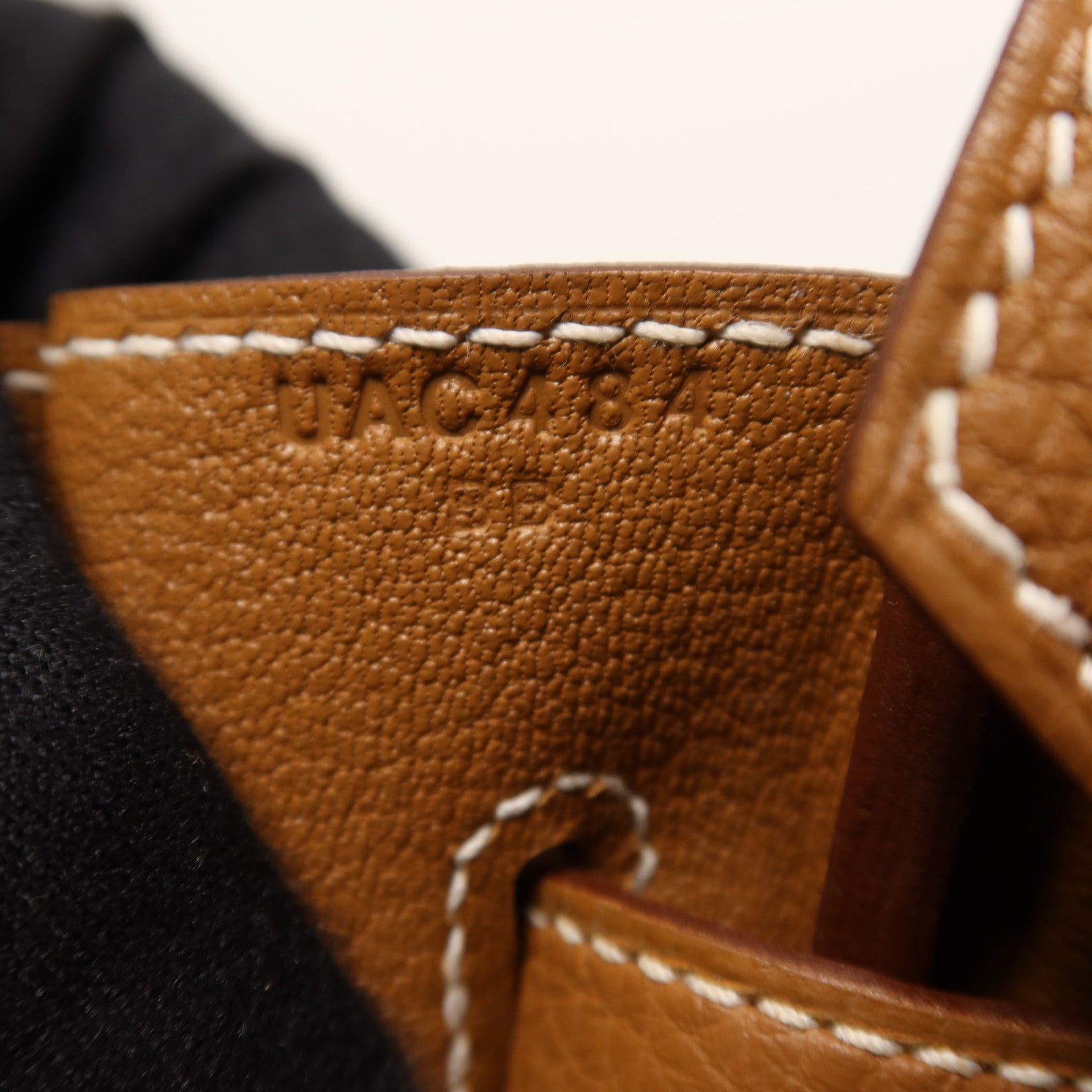 HERMES Clemence皮革Birkin 30金扣手挽袋Gold