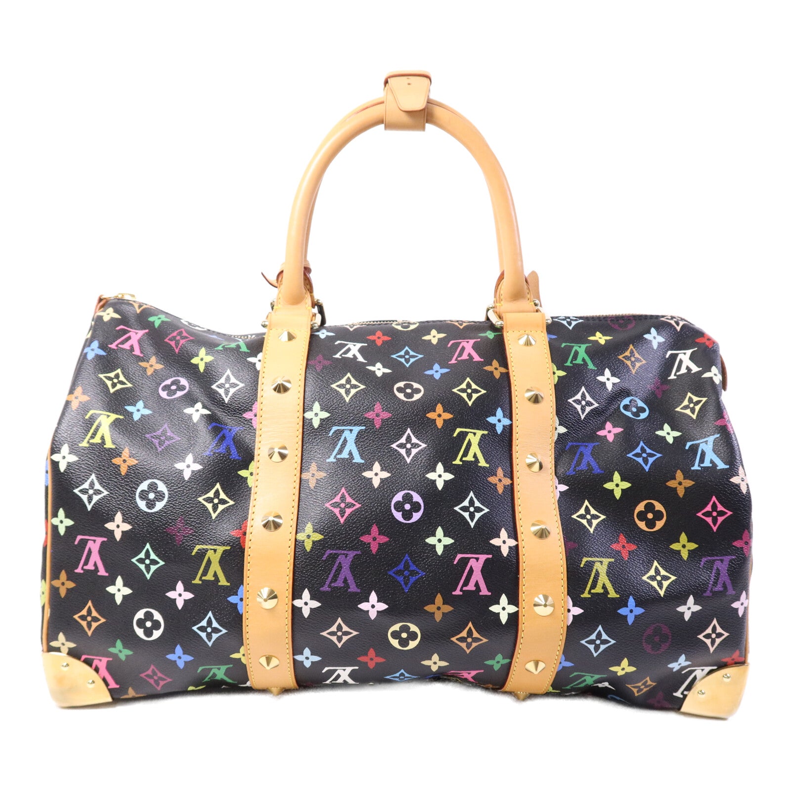 LOUIS VUITTON Monogram Multicolour Keepall 45 Takashi Murakami金扣手挽袋