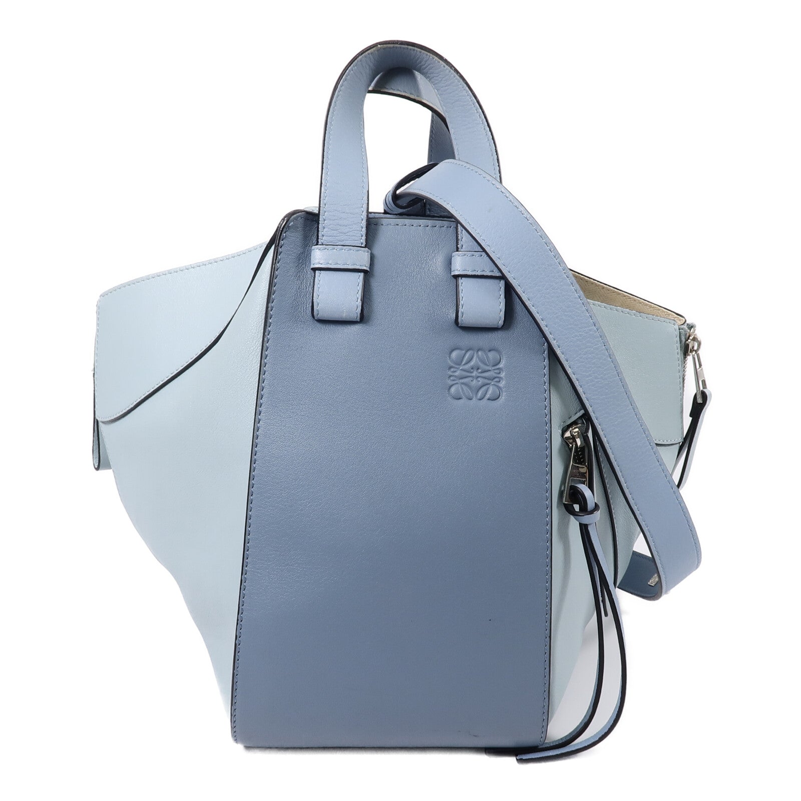 LOEWE 牛皮皮革Hammock Medium手挽肩背兩用袋