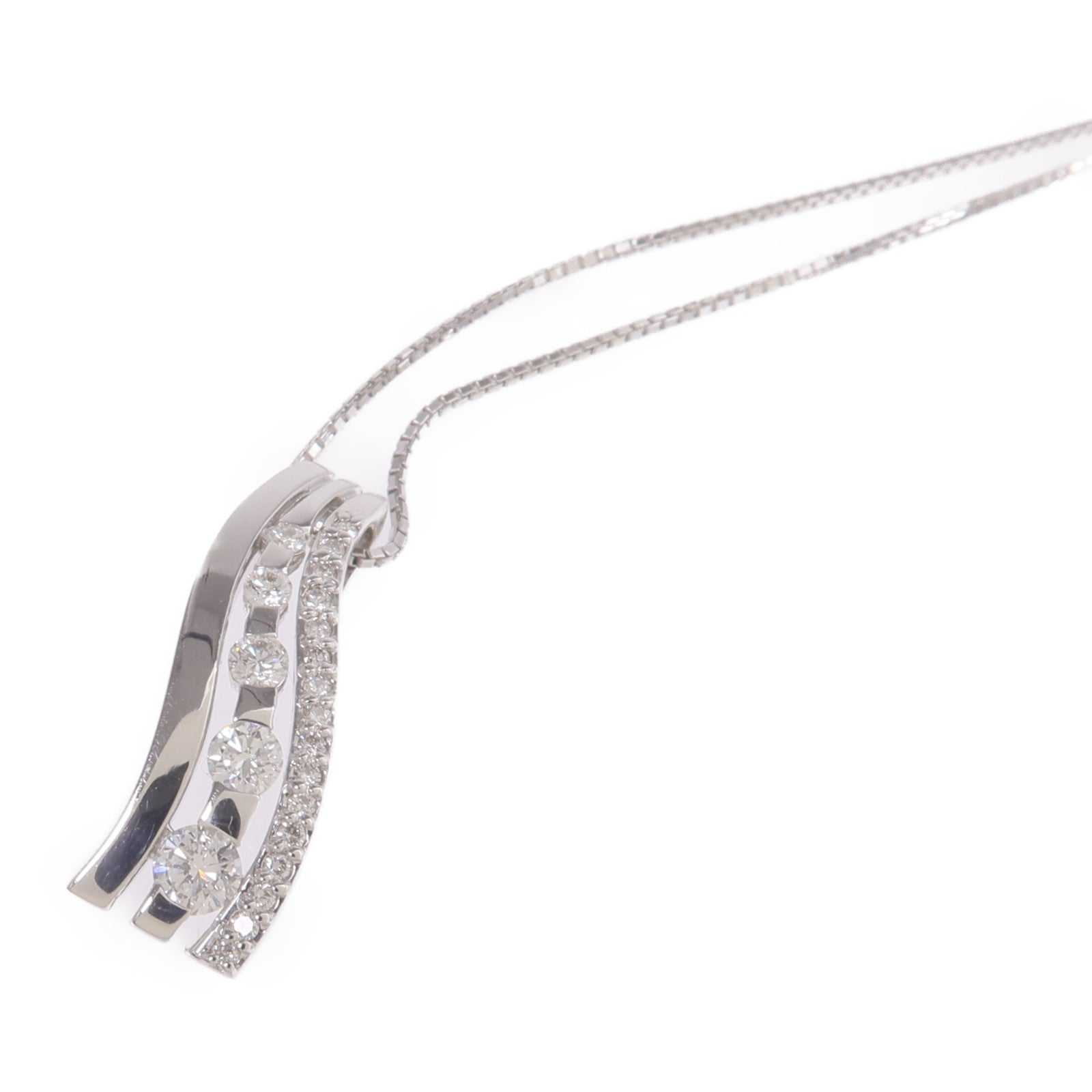 JEWELRY 18K白金Diamond Necklace鑽石項鍊