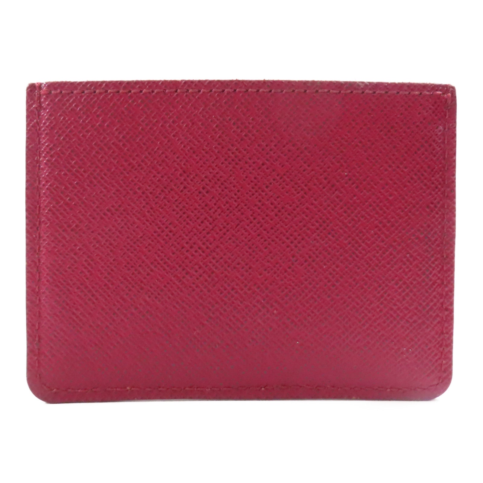 LOUIS VUITTON 皮革Card Holder卡片套酒紅色