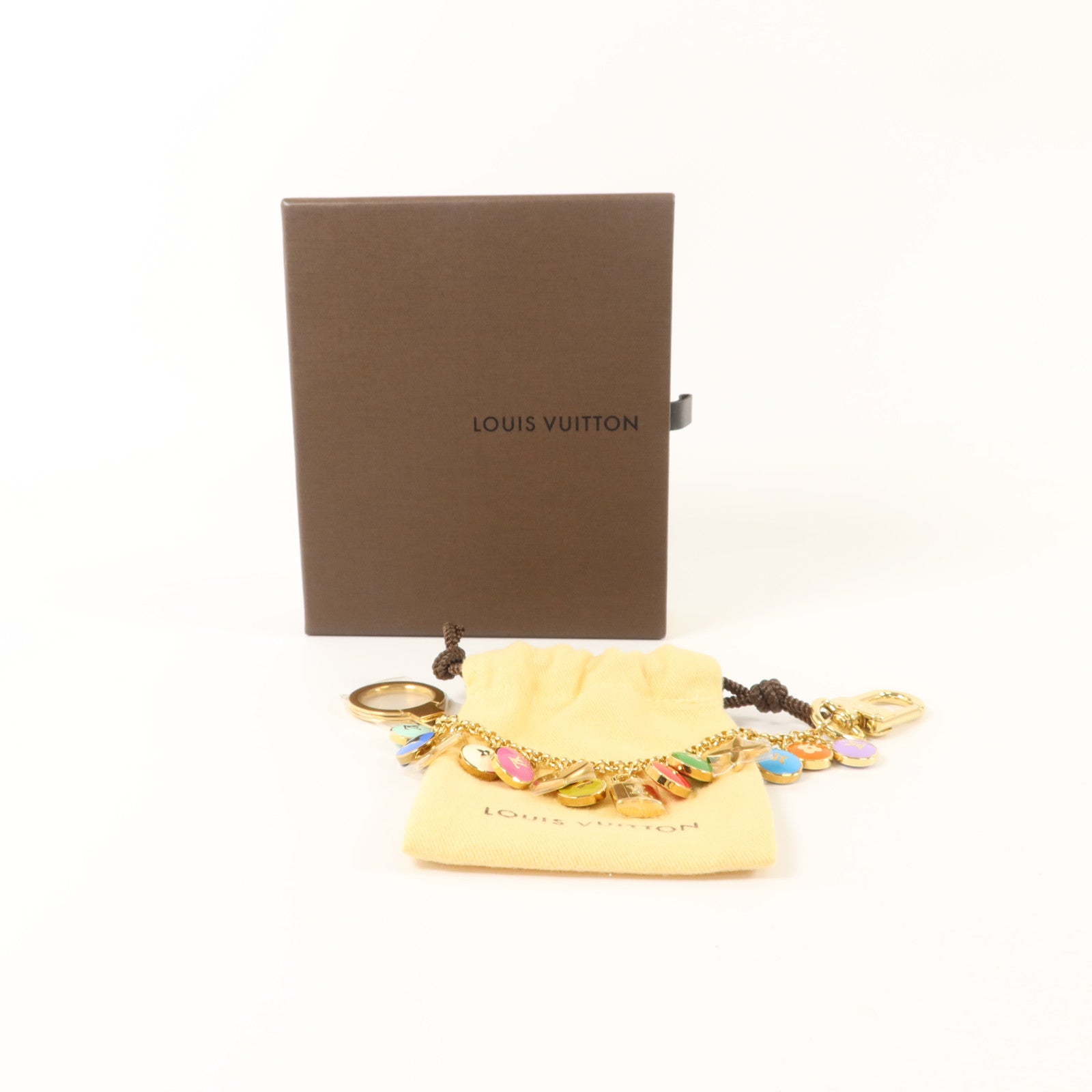 LOUIS VUITTON 金屬Porte Cles Chaine Pastilles掛飾