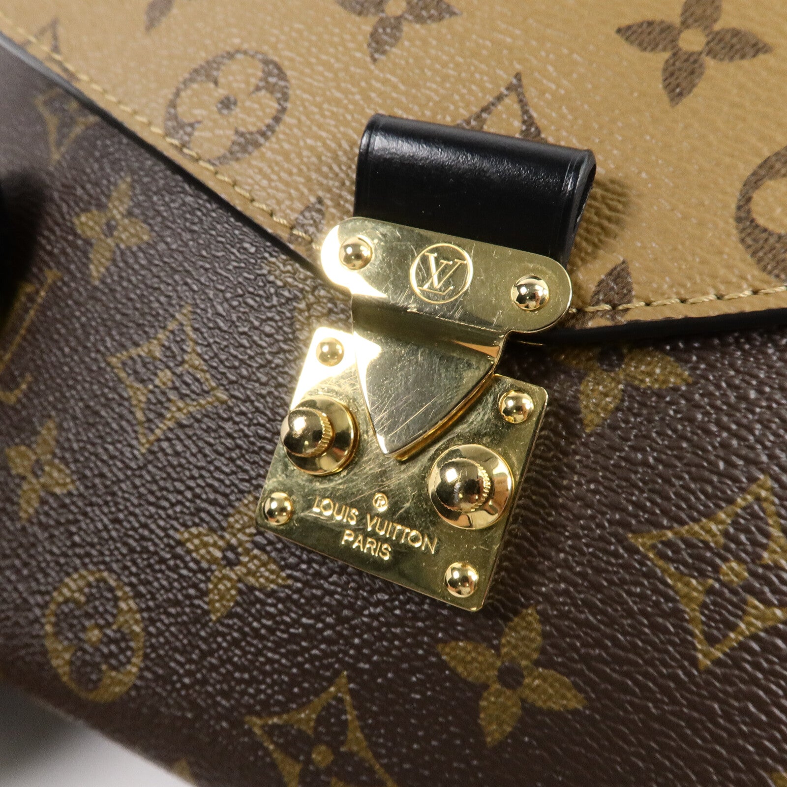 LOUIS VUITTON Monogram Reverse Pochette Metis手挽肩背兩用袋