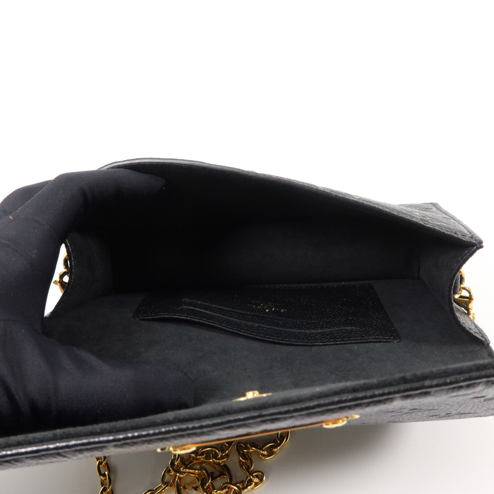 LOUIS VUITTON Monogram Empreinte Wallet On Chain Lily鏈帶肩背袋