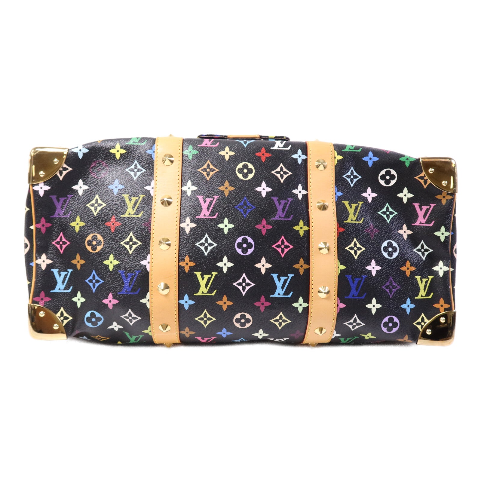 LOUIS VUITTON Monogram Multicolour Keepall 45 Takashi Murakami金扣手挽袋