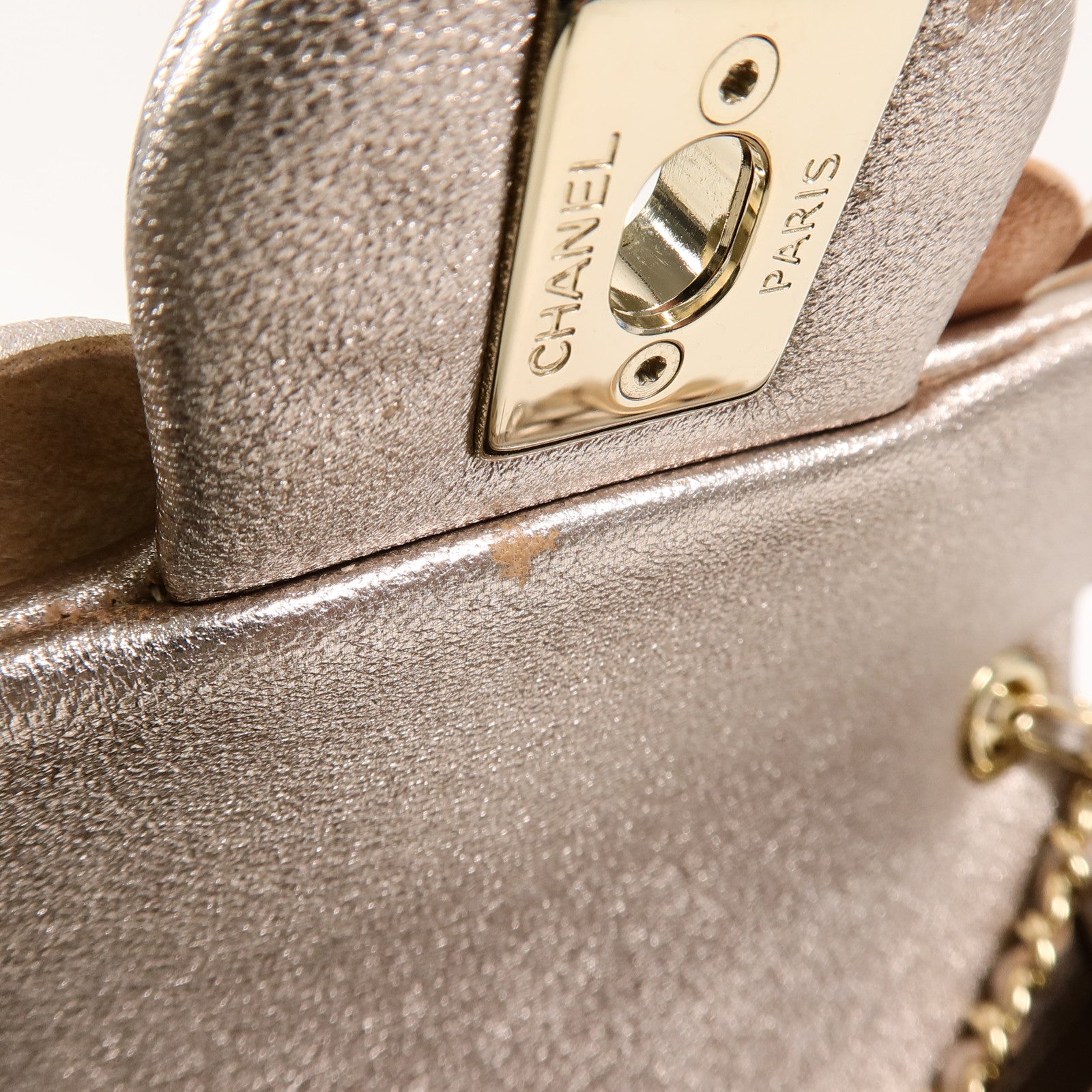 CHANEL 牛皮皮革Shoulder Chain Bag鏈帶肩背袋
