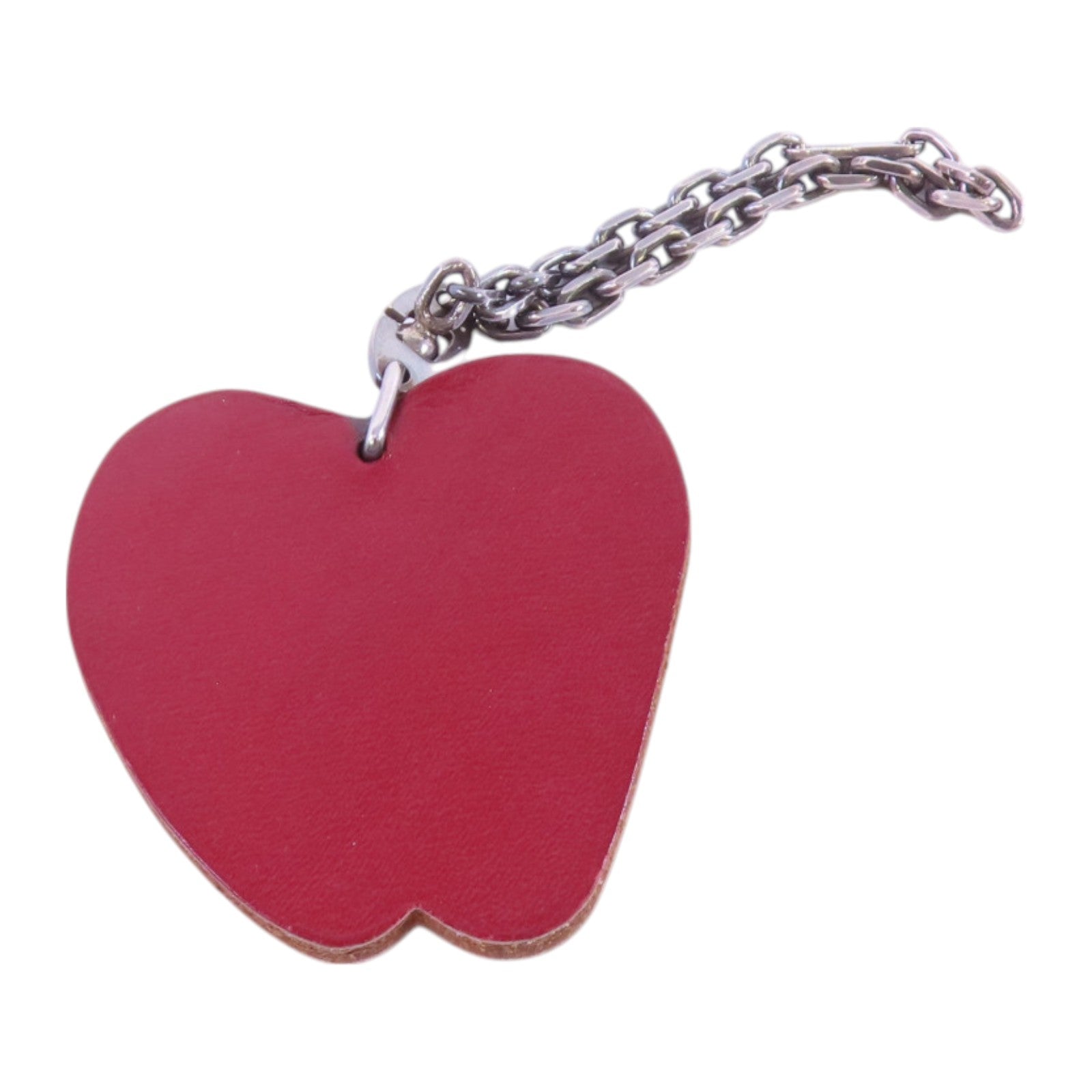 HERMES 牛皮皮革Apple Charm掛飾