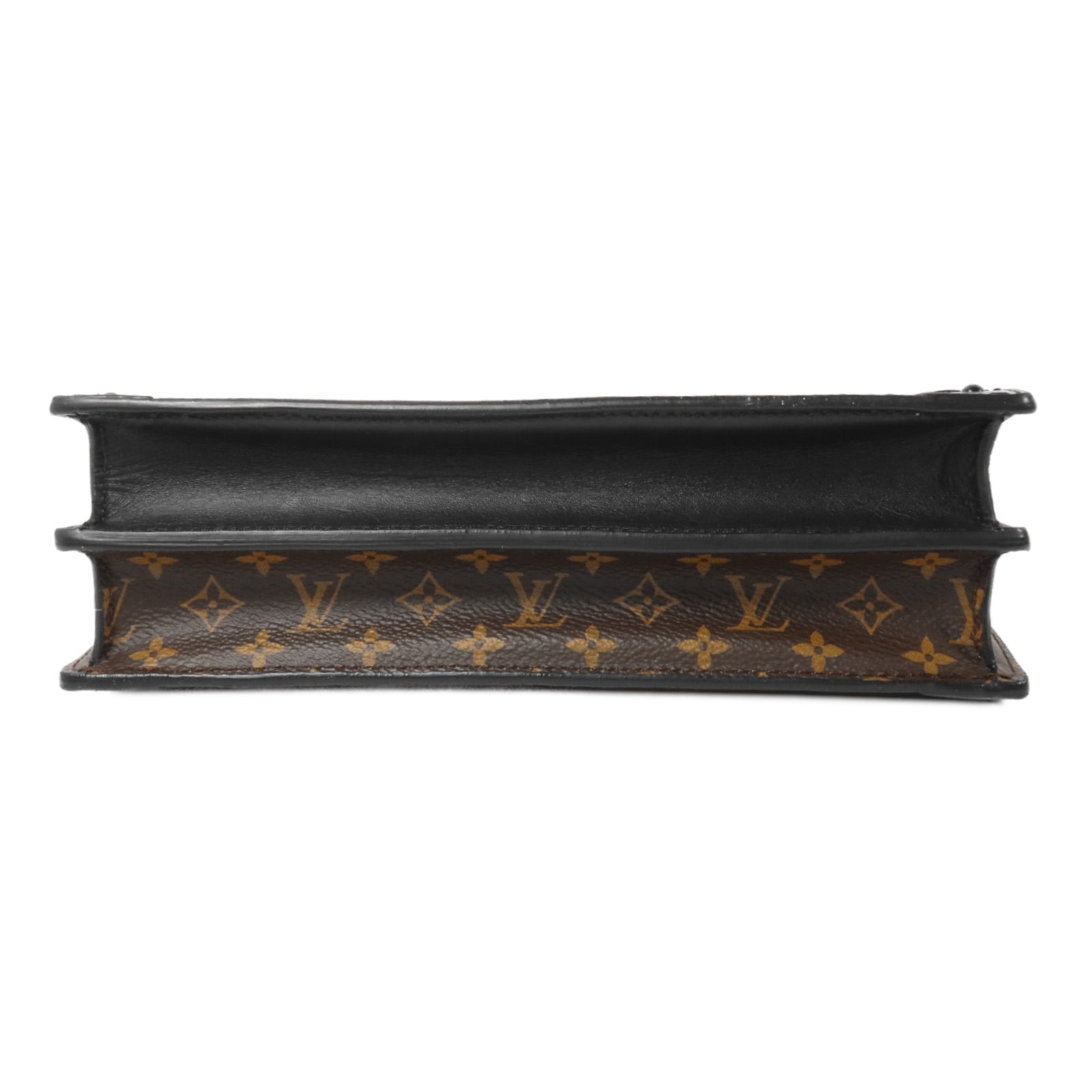 LOUIS VUITTON Monogram Reverse Trunk Clutch鏈帶肩背袋